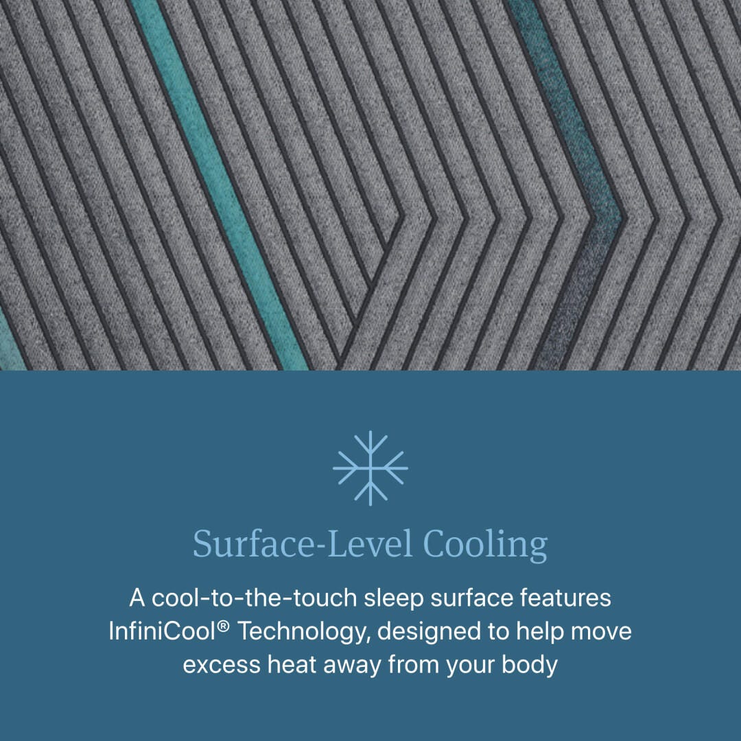 Beautyrest Level Two Medium Firm Hybrid 12 in. Twin Mattress, Black, large