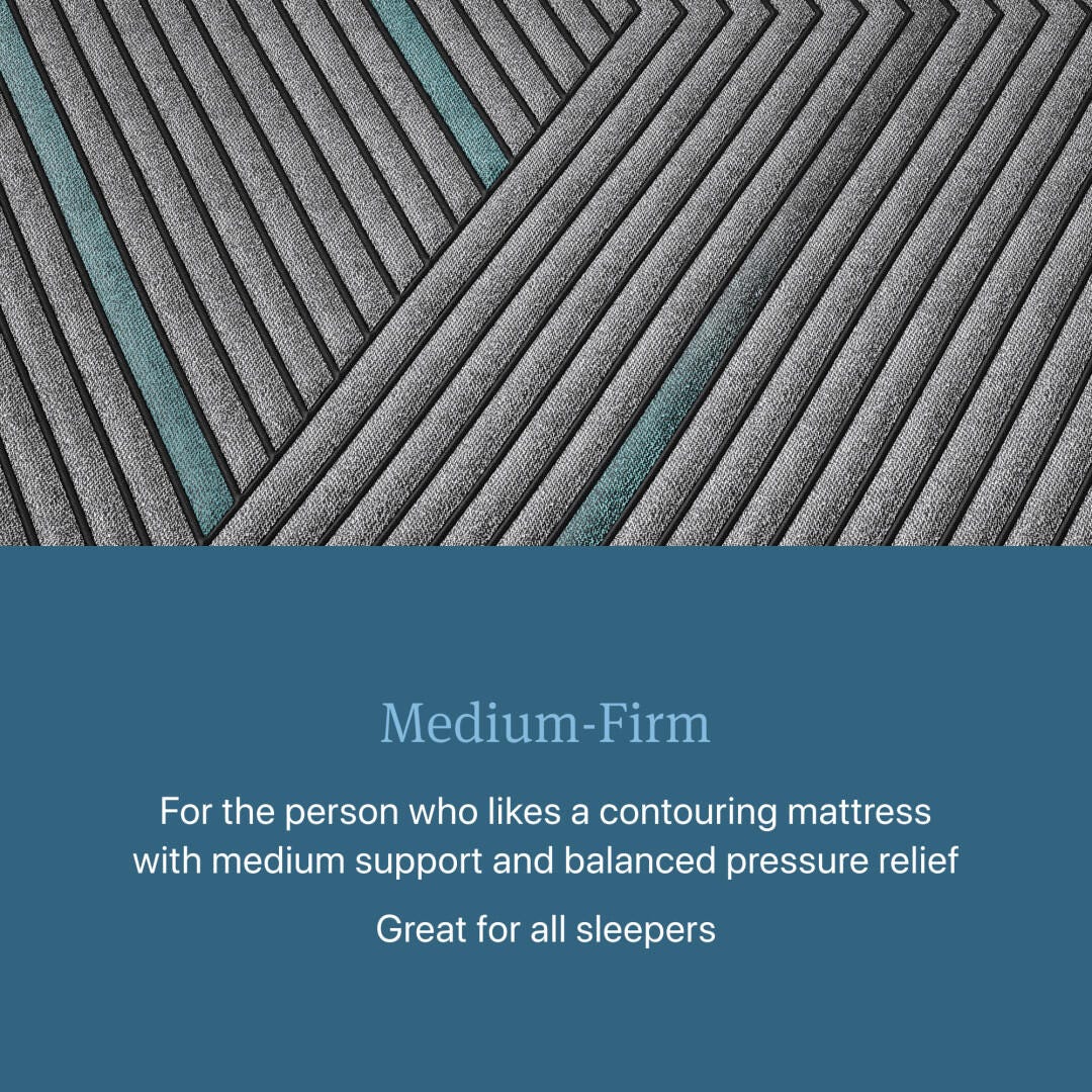 Beautyrest Level Two Medium Firm Hybrid 12 in. Twin Mattress, Black, large