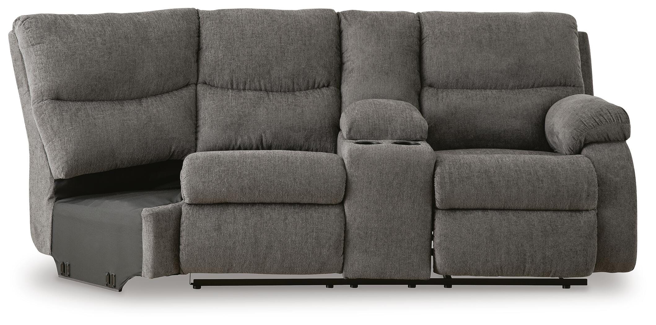 Museum Right-Arm Facing Reclining Loveseat with Console - image 3