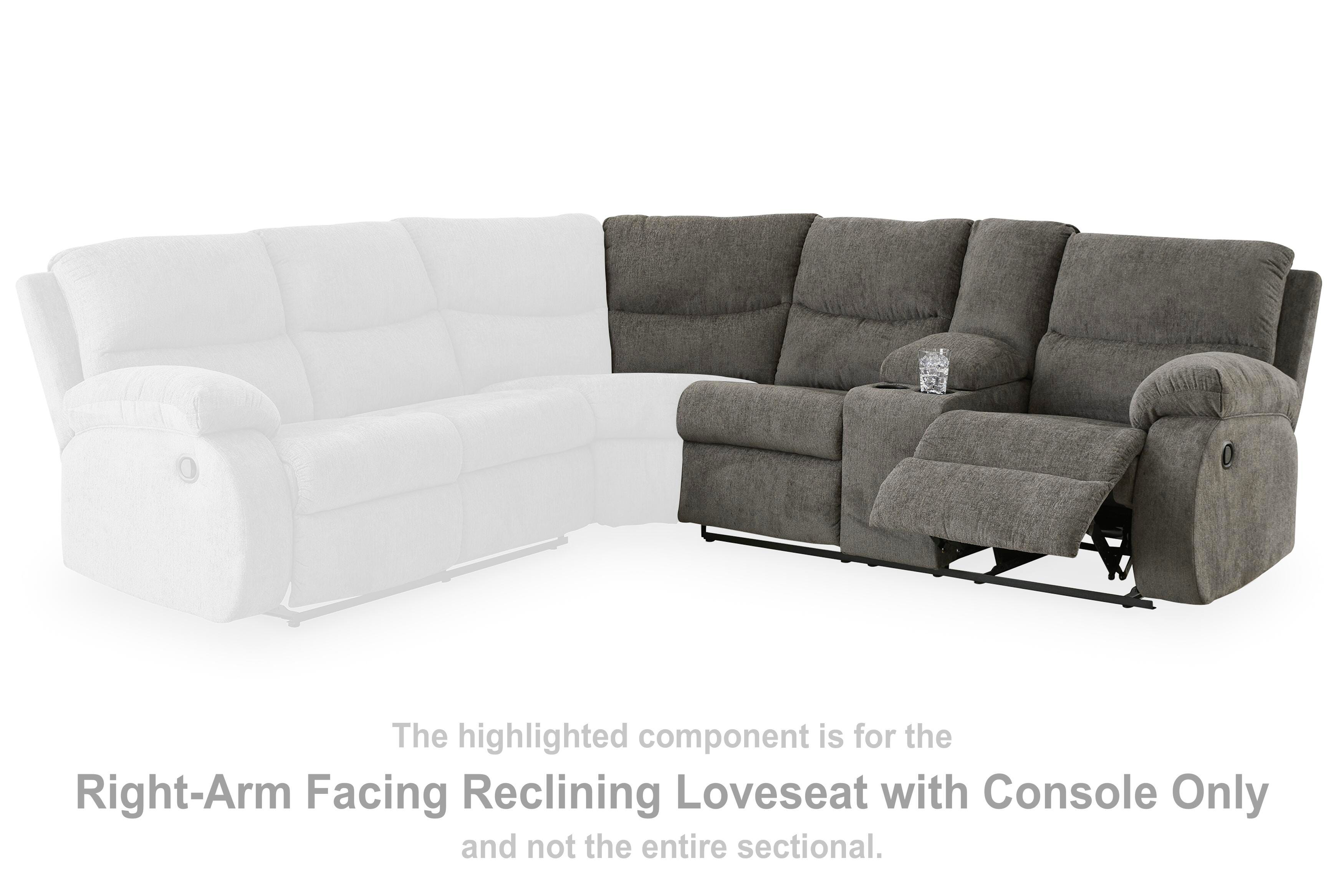 Museum Right-Arm Facing Reclining Loveseat with Console - image 2