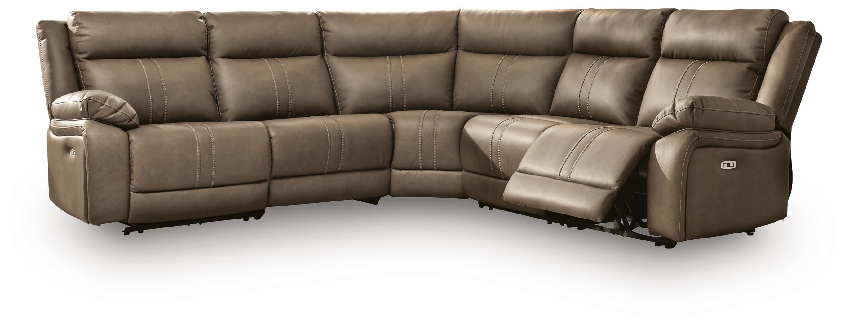 Max-Media 5-Piece Power Reclining Sectional, , large