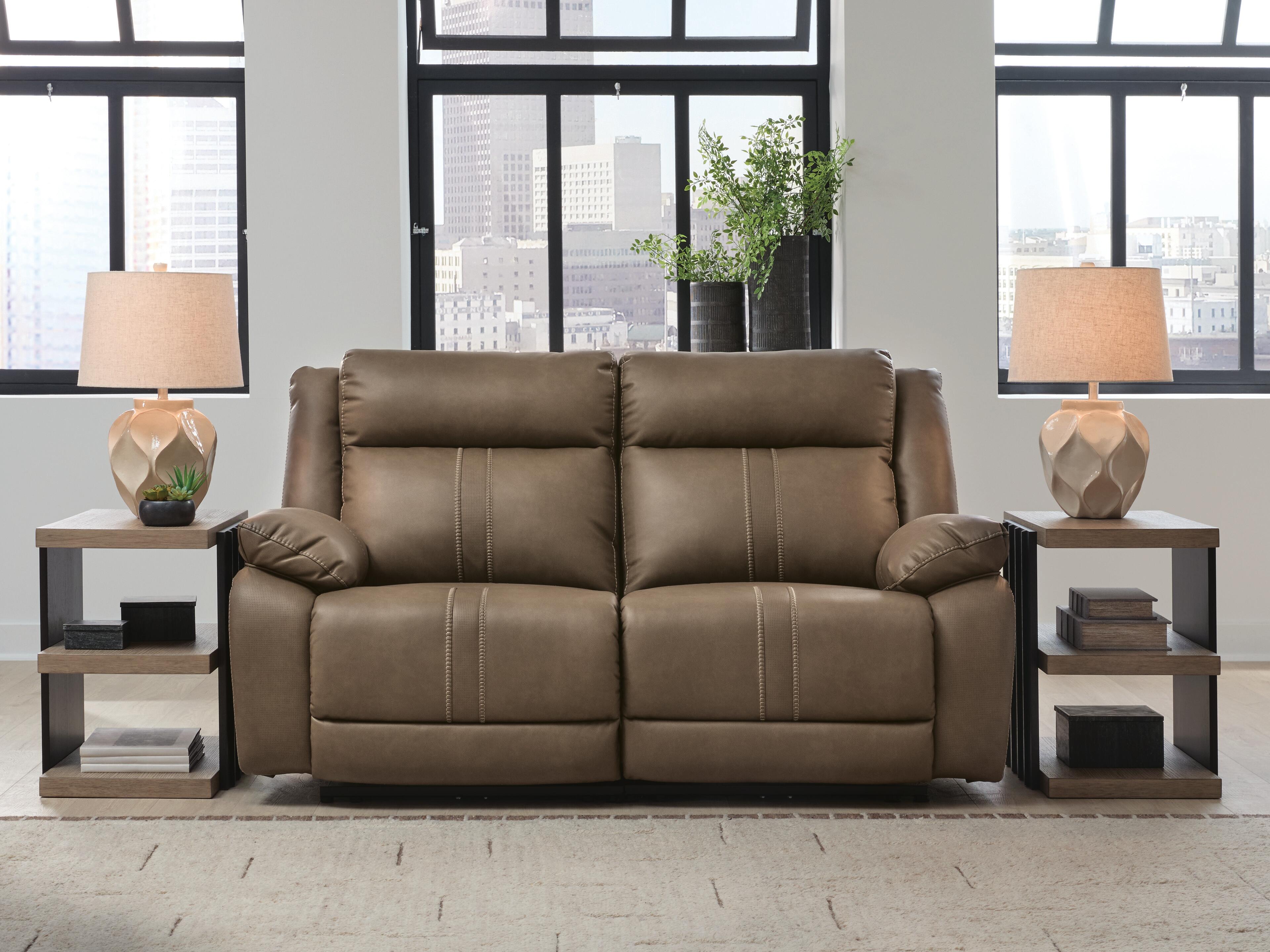 Max-Media 2-Piece Power Reclining Sectional Loveseat, , rollover