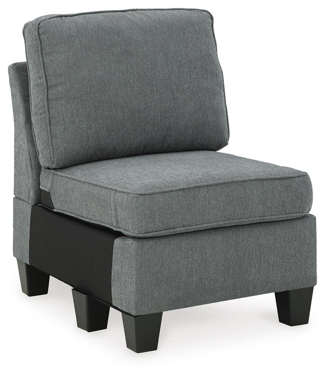Alessio Armless Chair, , large