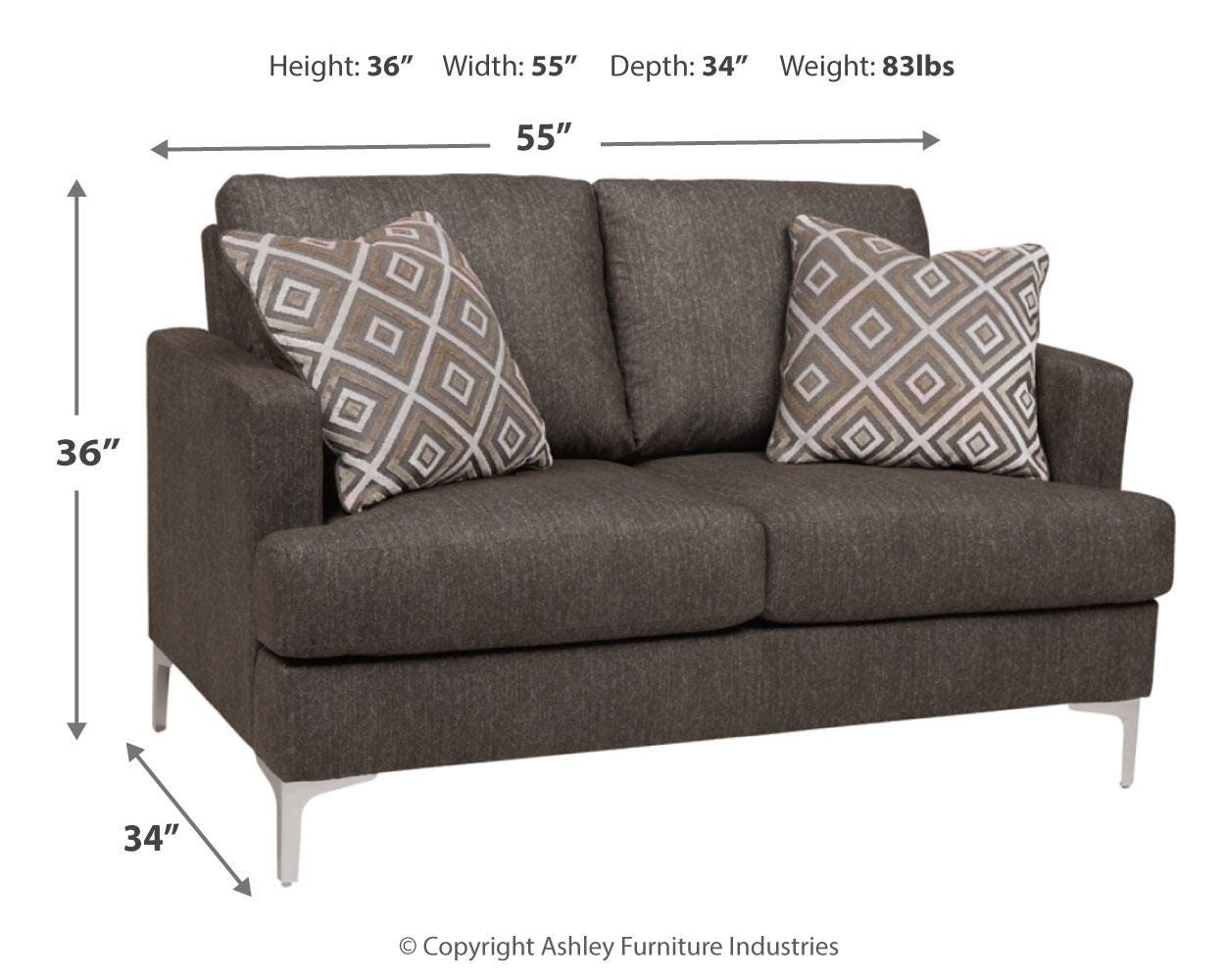 Arcola RTA Loveseat - image 7