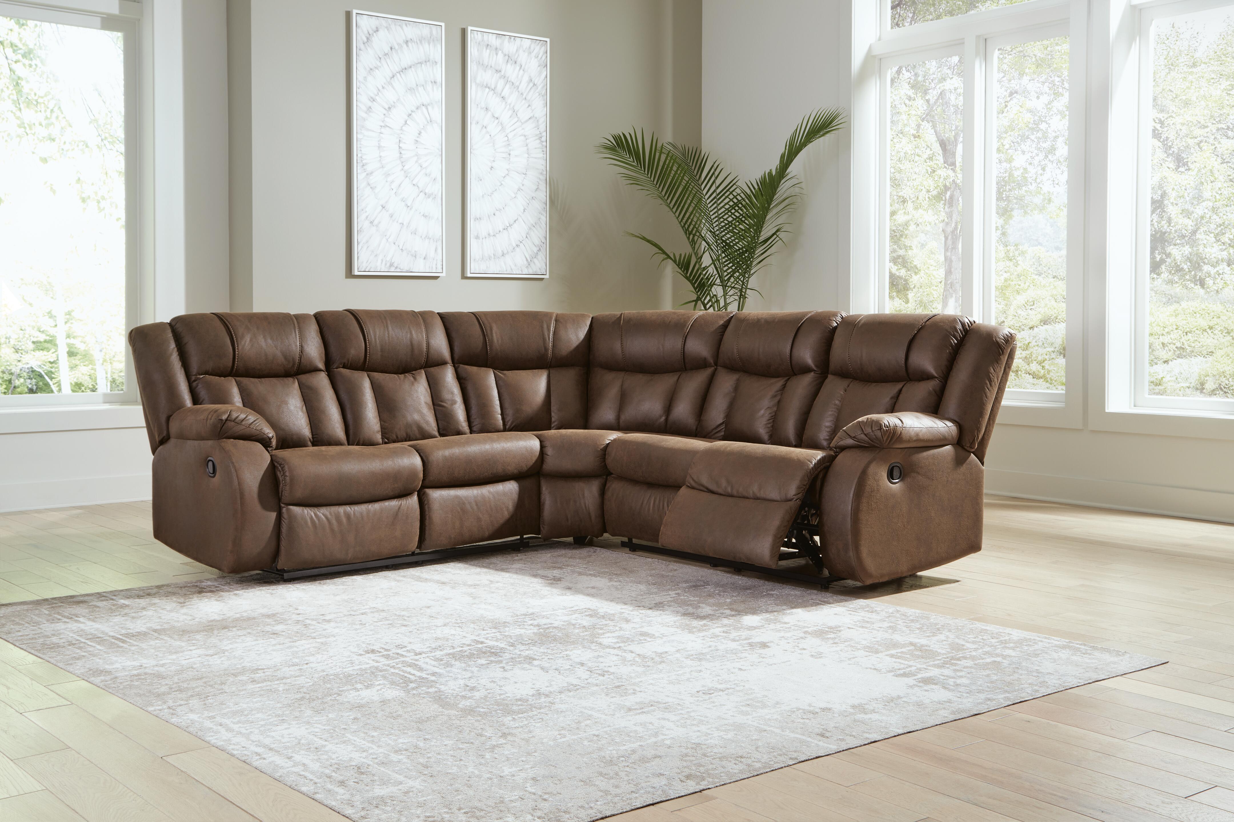 Trail Boys 2-Piece Reclining Sectional, , large