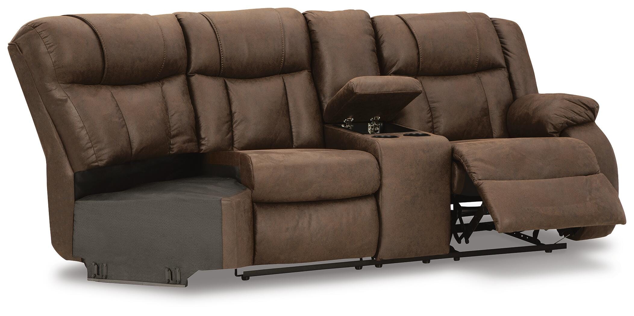 Trail Boys Right-Arm Facing Reclining Loveseat with Console - image 1