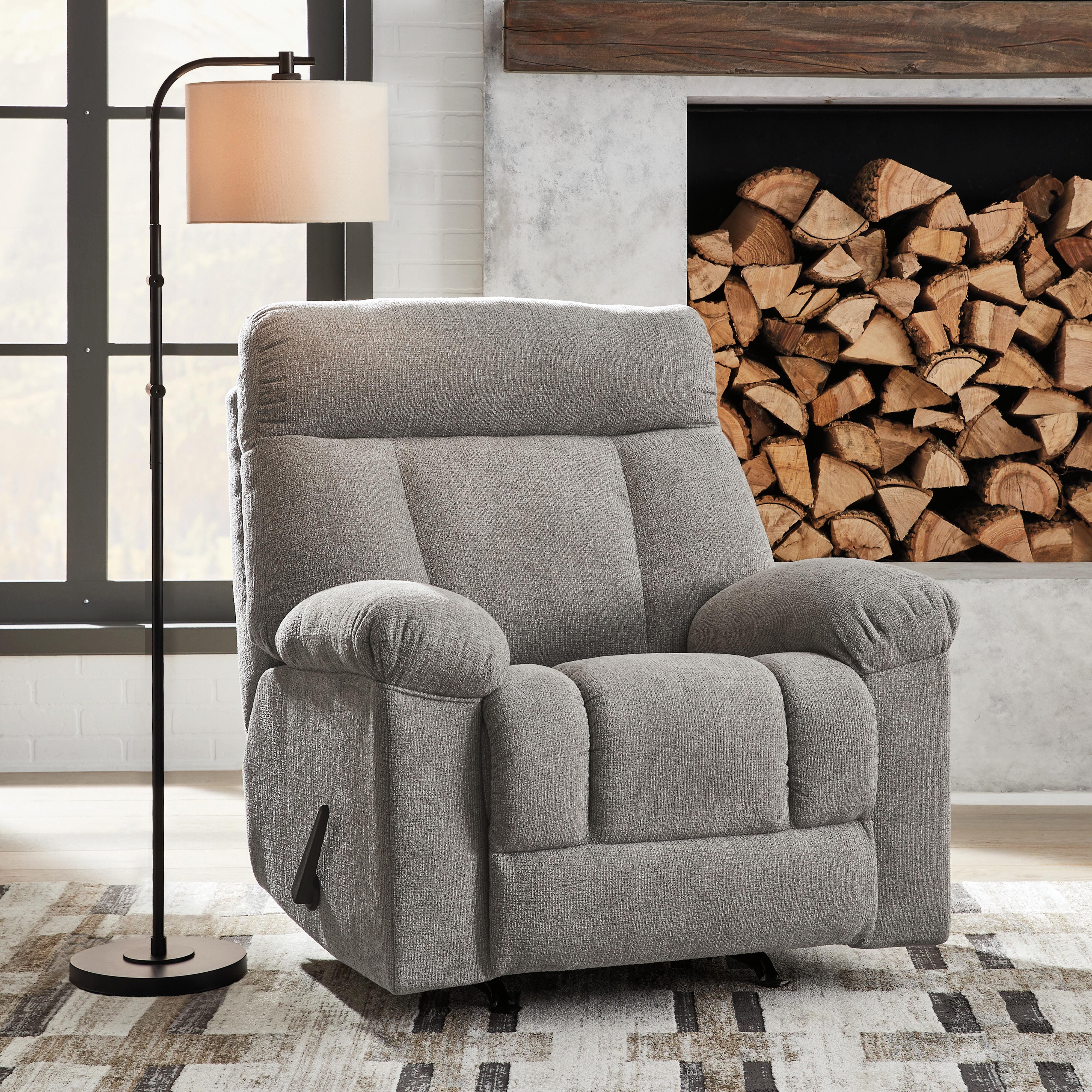 McArlie Recliner, Smoke, large