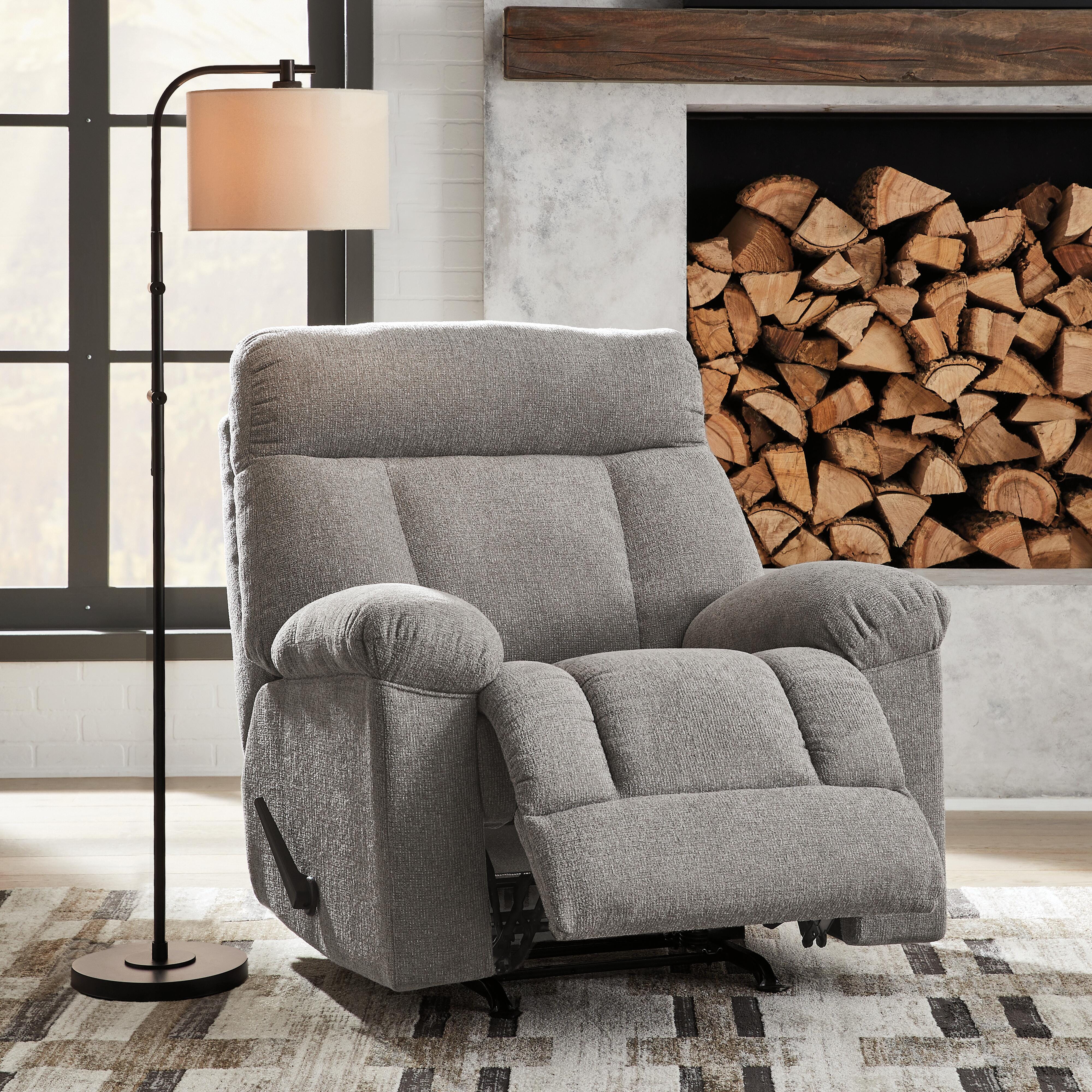 McArlie Recliner, Smoke, large