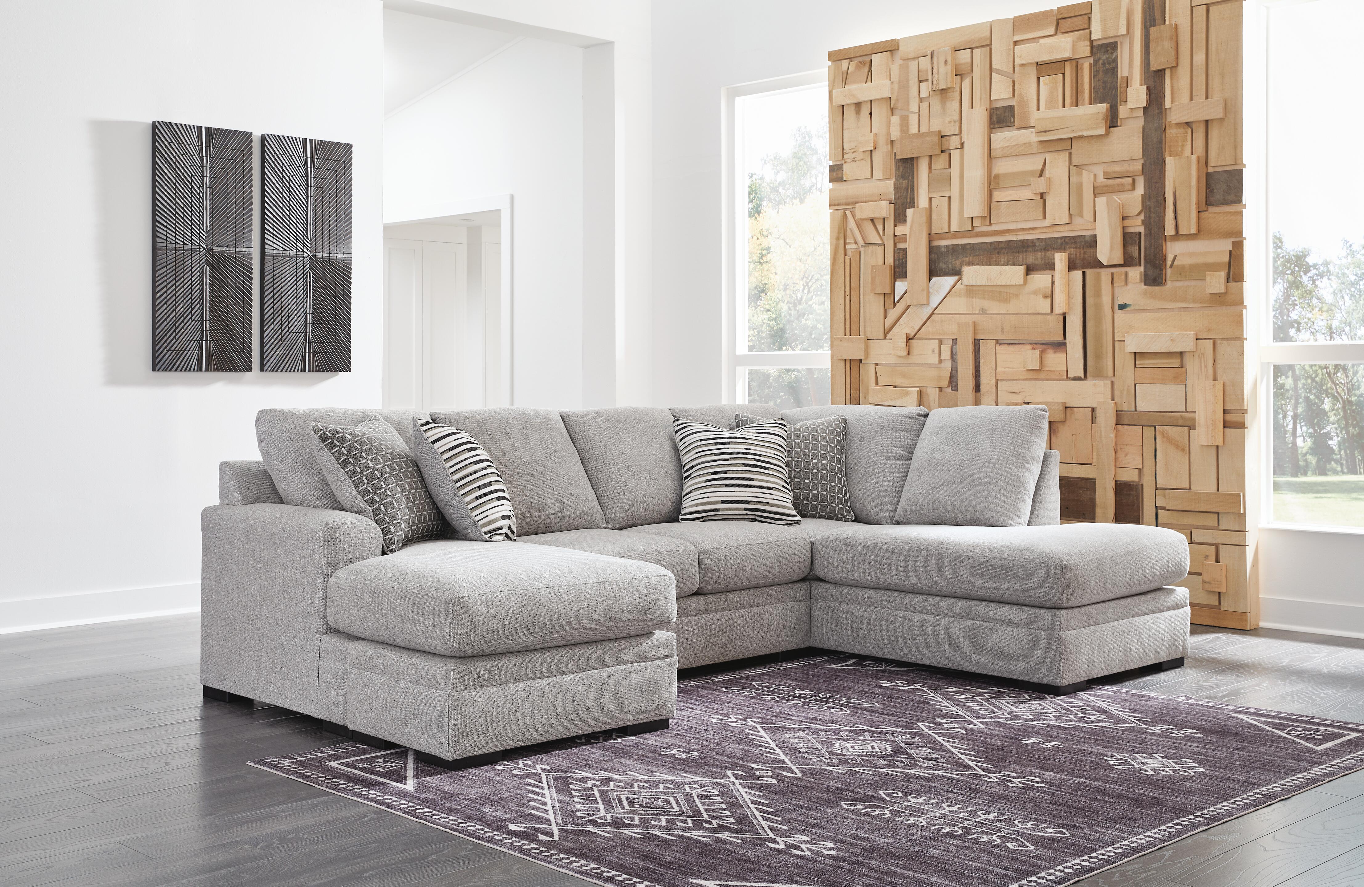 Bresslyn Place 2-Piece Sectional with Chaise, Pewter, rollover