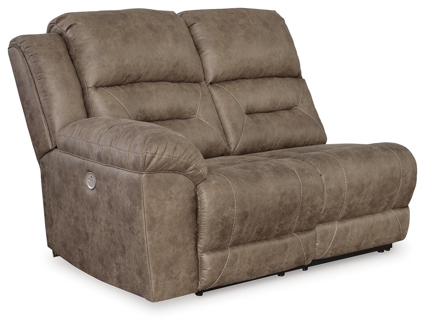 Loveseat reclinable eléctrico Ravenel con brazo izquierdo - image 1