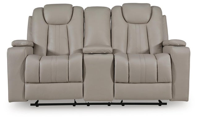 Next Move Manual Glider Reclining Loveseat with Console