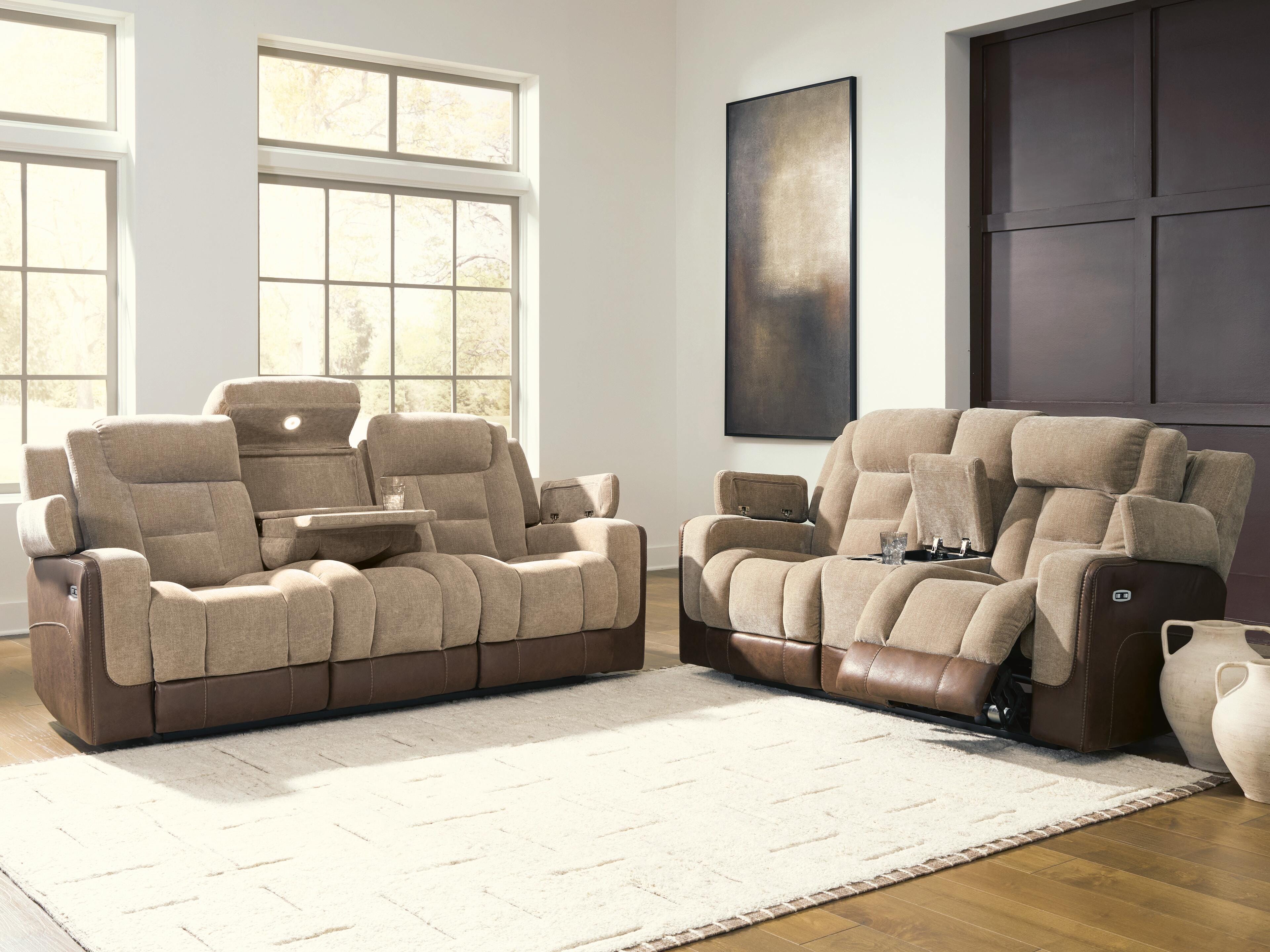 Ultimax Sofa and Loveseat, Brownstone, large