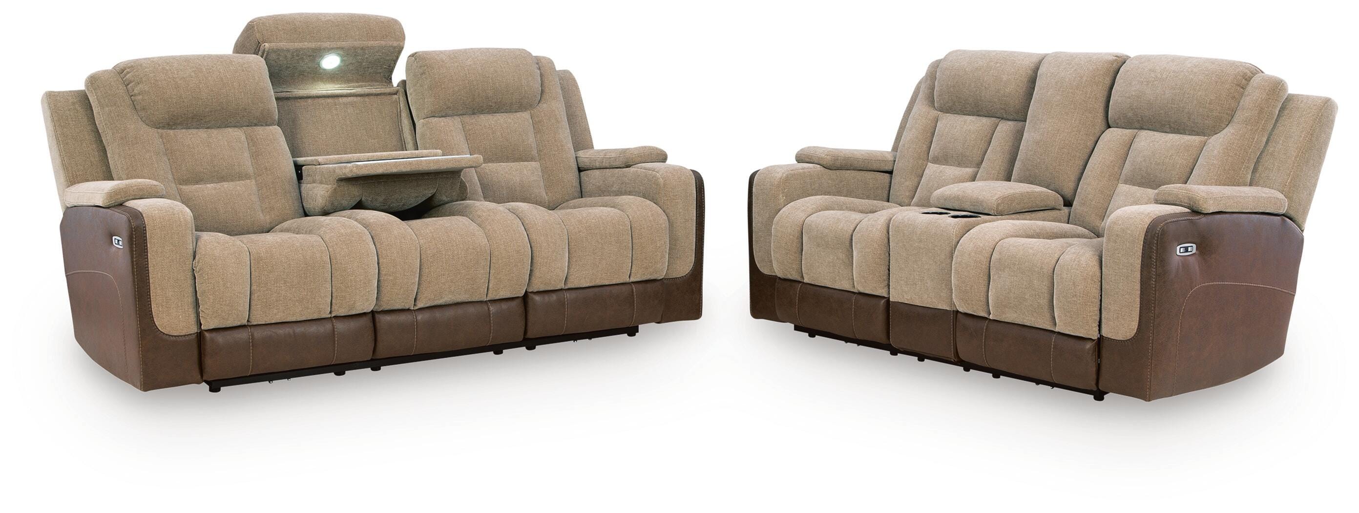 Ultimax Sofa and Loveseat, Brownstone, large