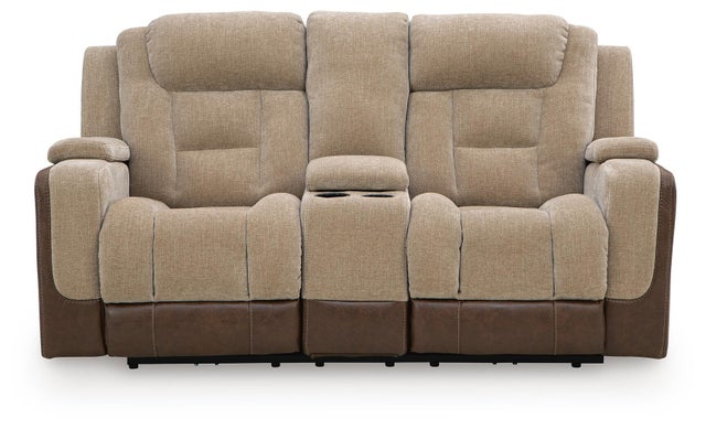 Ultimax Dual Power Reclining Loveseat with Console