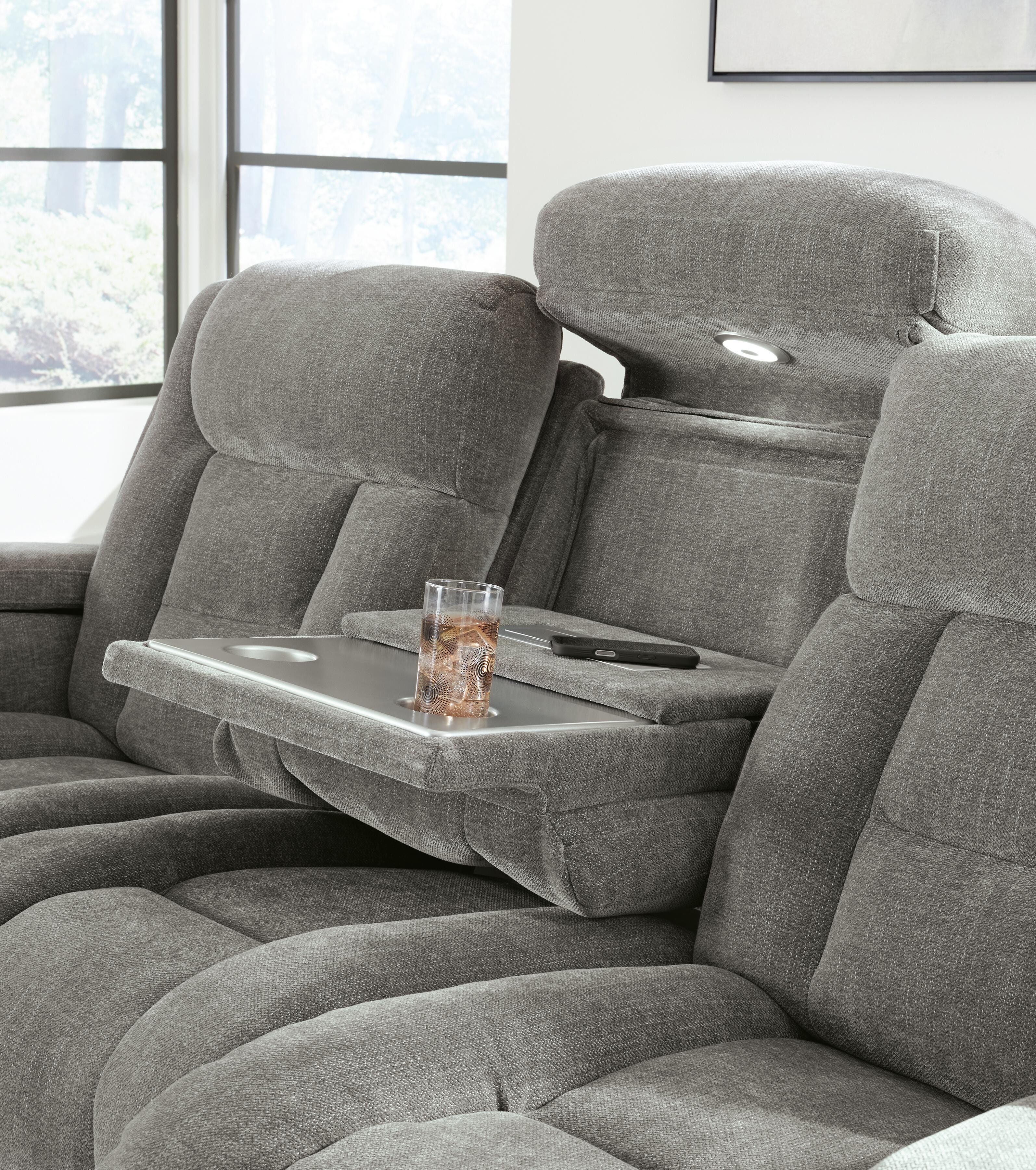 Ultimax Power Reclining Sofa, Shadow, large