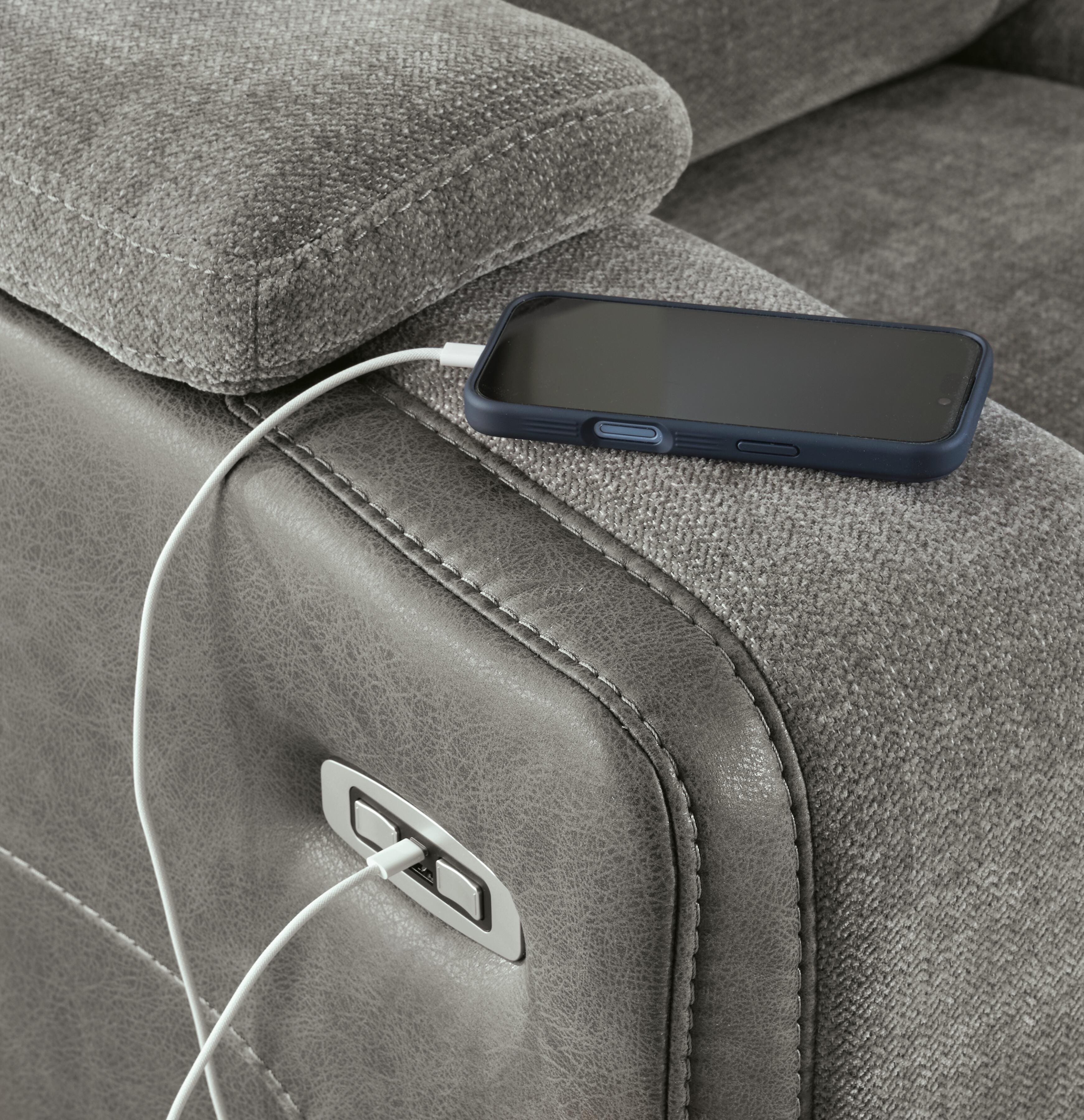 Ultimax Power Reclining Sofa, Shadow, large