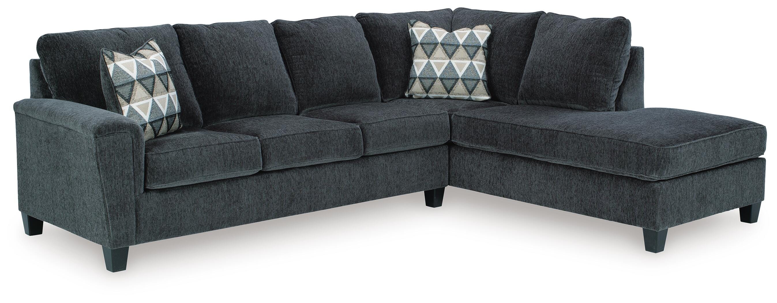 Abinger 2-Piece Sleeper Sectional with Chaise, Smoke, large
