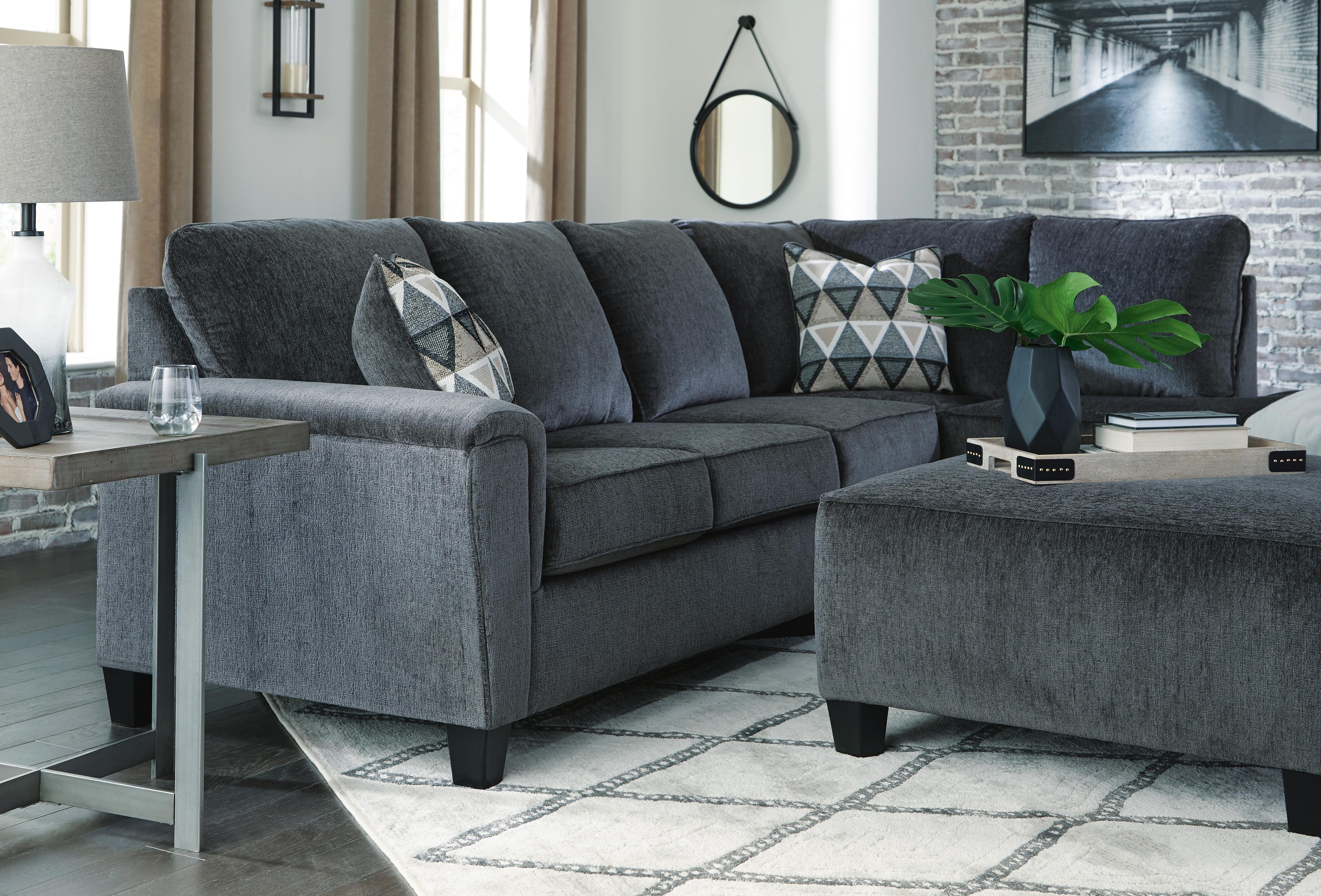 Abinger 2-Piece Sectional with Chaise, Smoke, large