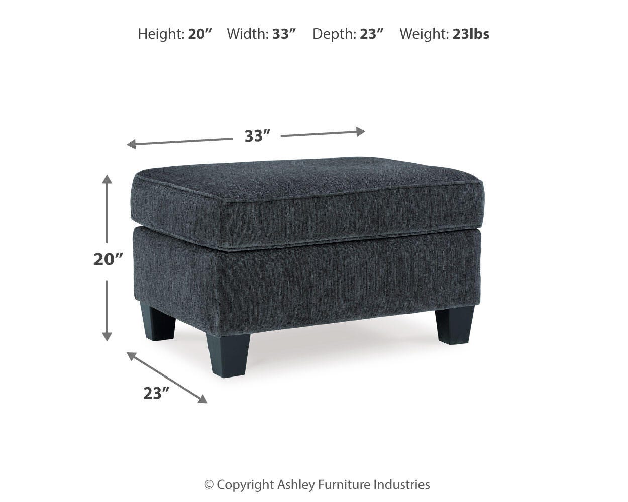 Ashley オットマン Rodington Oversized Accent Ottoman | Ashley