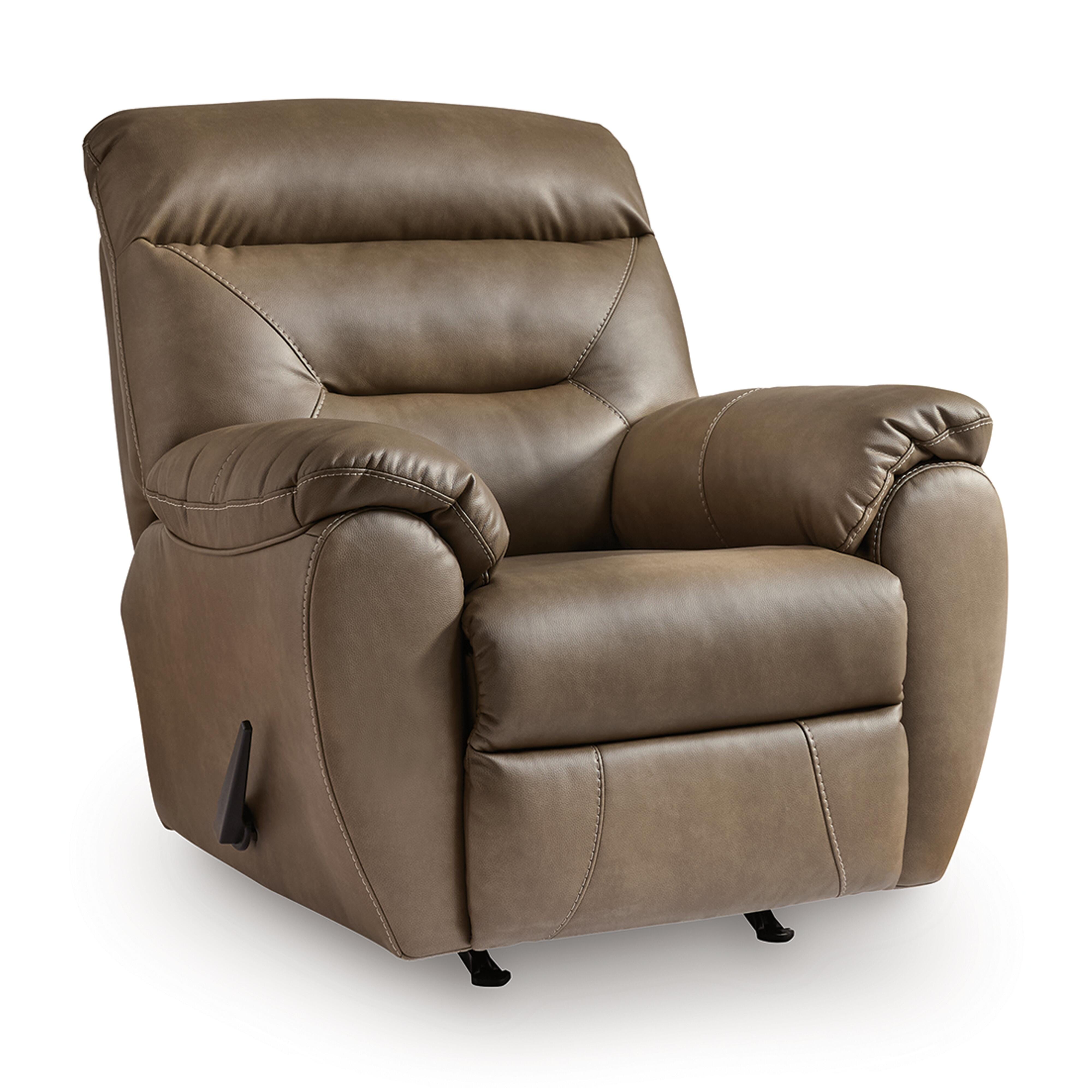 Pittsman Recliner, Biscotti, large