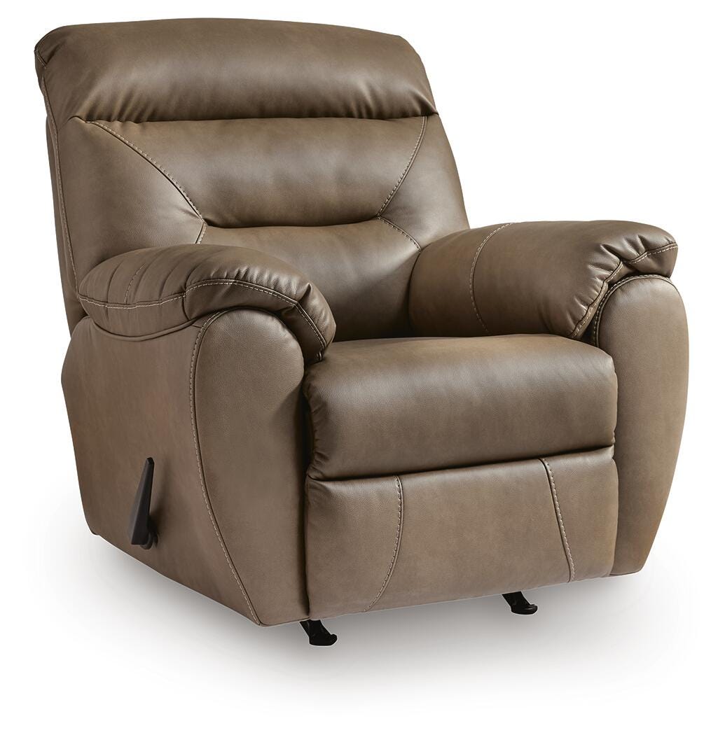 Pittsman Recliner, Biscotti, large