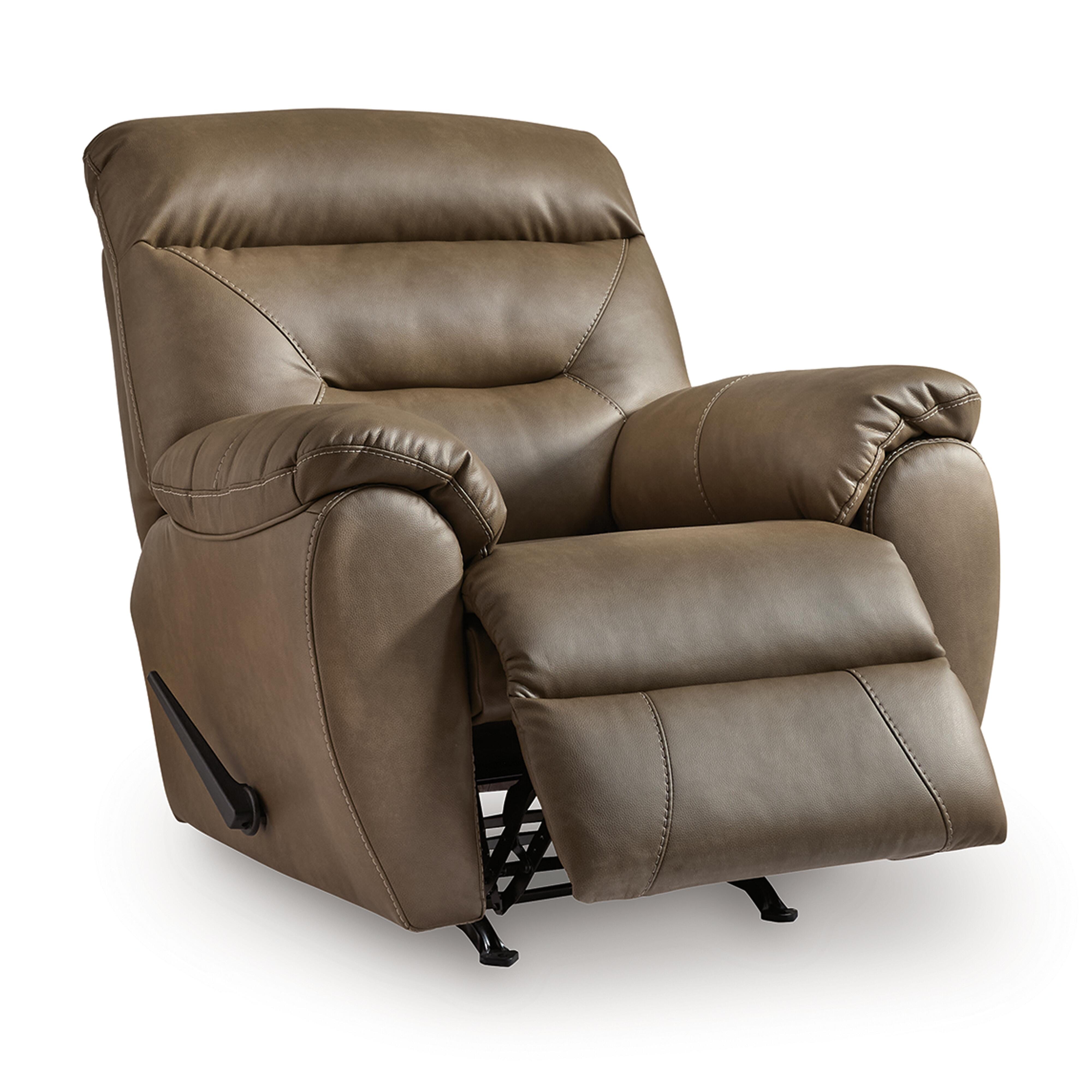 Pittsman Recliner, Biscotti, large