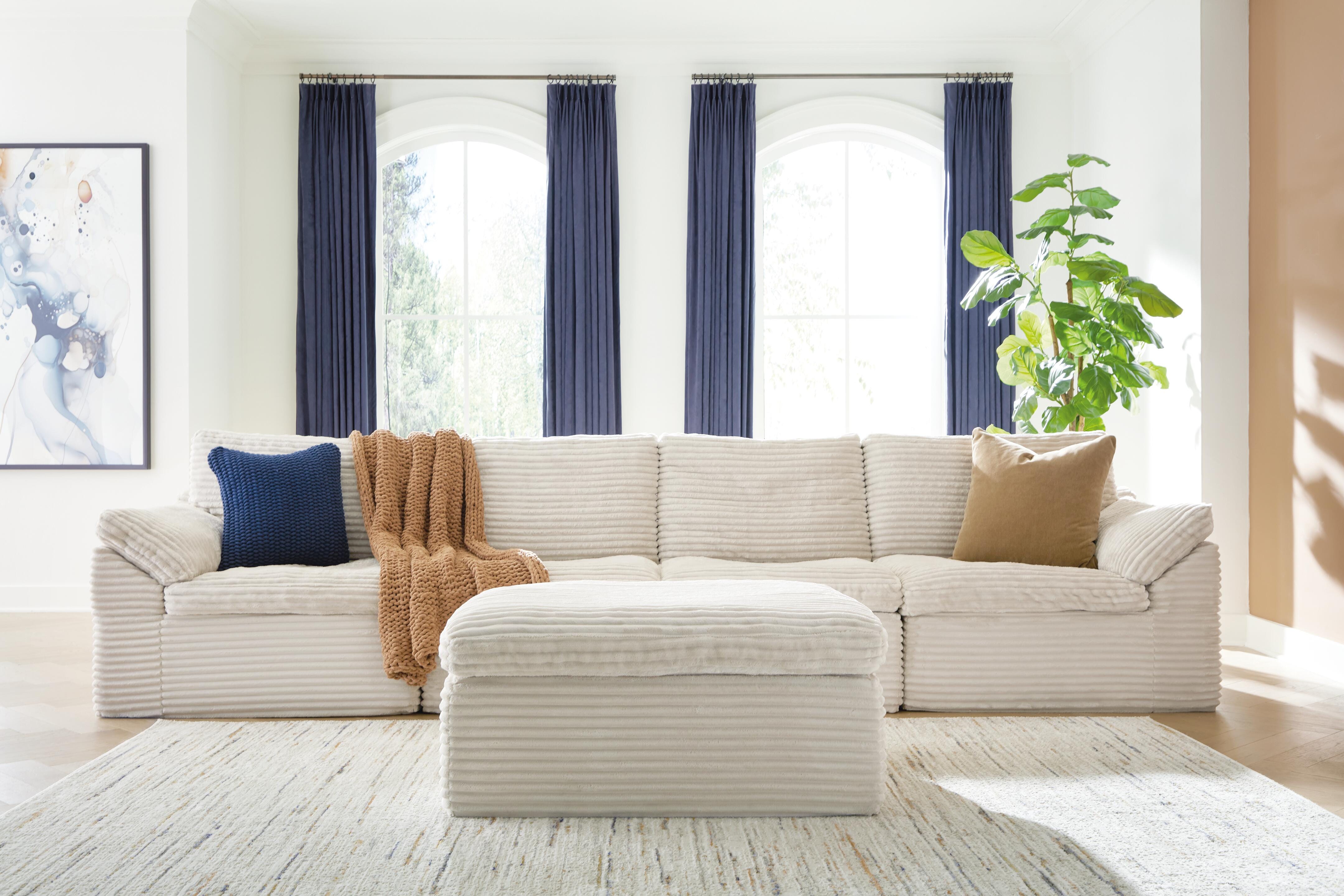 Canefield 4-Piece Sectional with Ottoman, , rollover