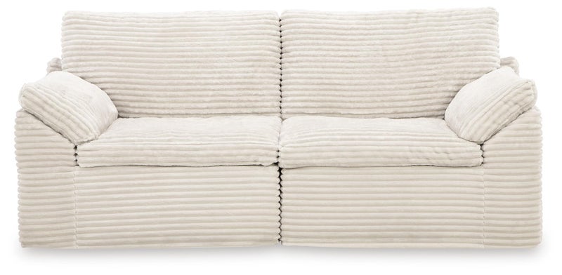 Canefield 2-Piece Loveseat, Ivory