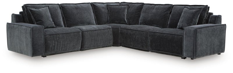 Renlee 5-Piece Power Reclining Modular Sectional with 2 Reclining Seats, Twilight