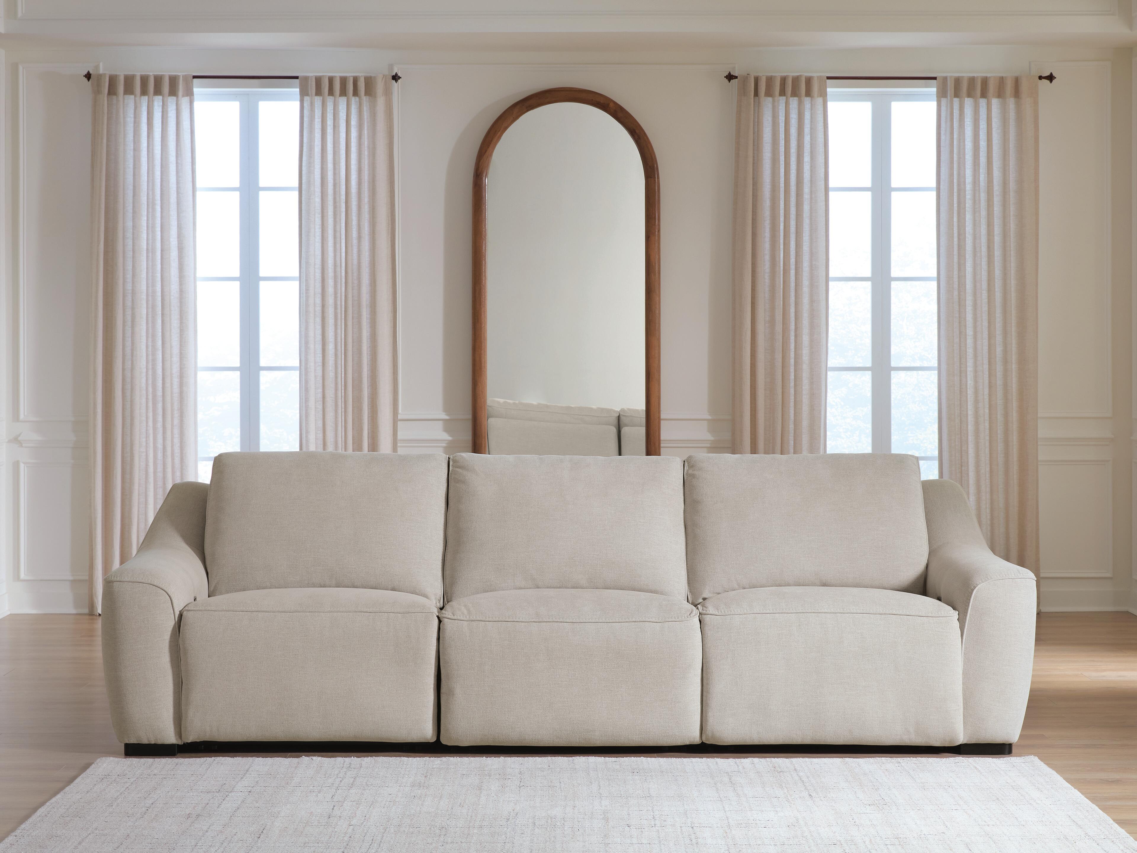 Ashley Lantham 3-piece Power Reclining Modular Sofa In White