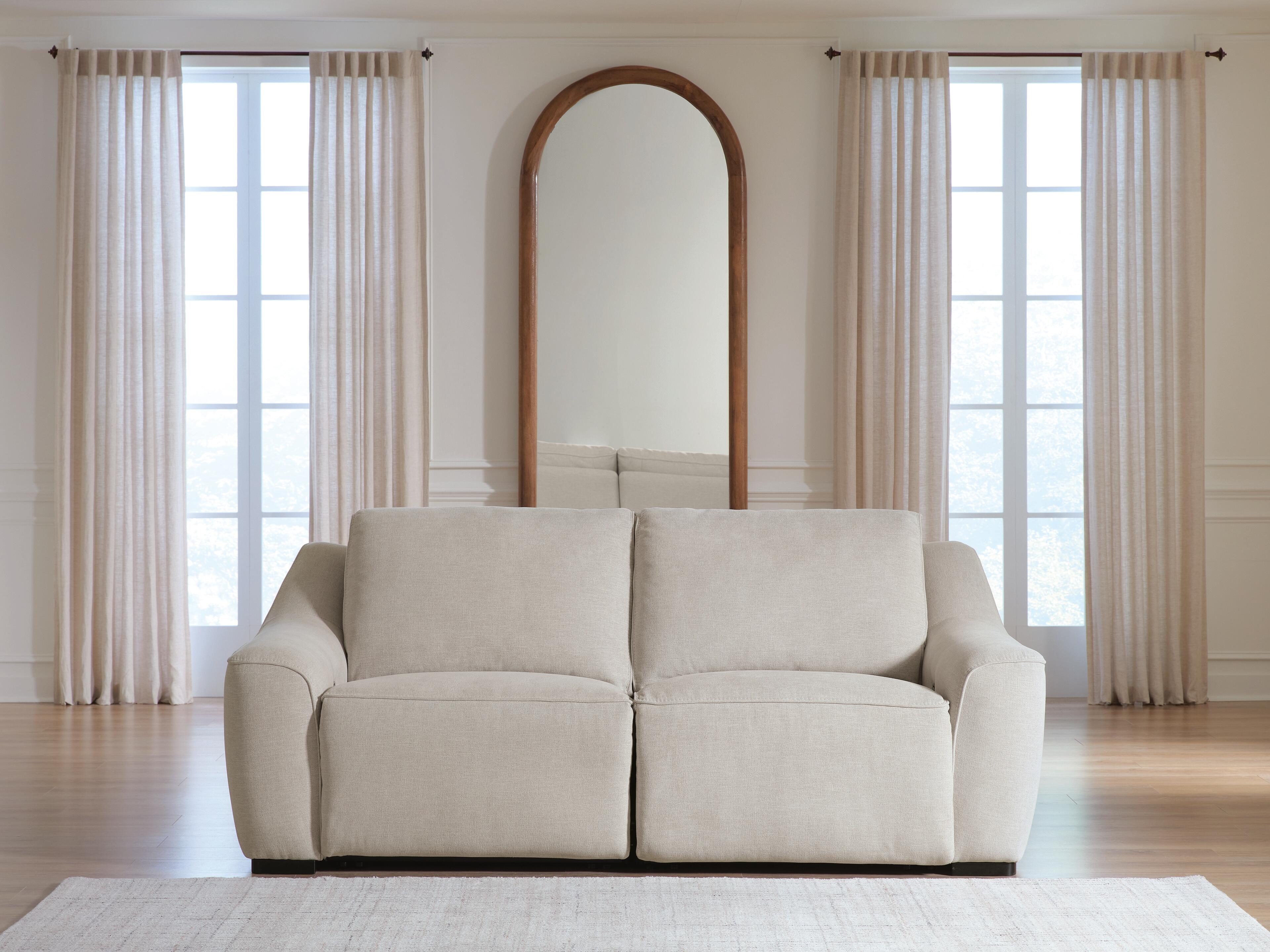 ラフレシア Lantham 2-Piece Dual Power Reclining Modular Loveseat | Ashley