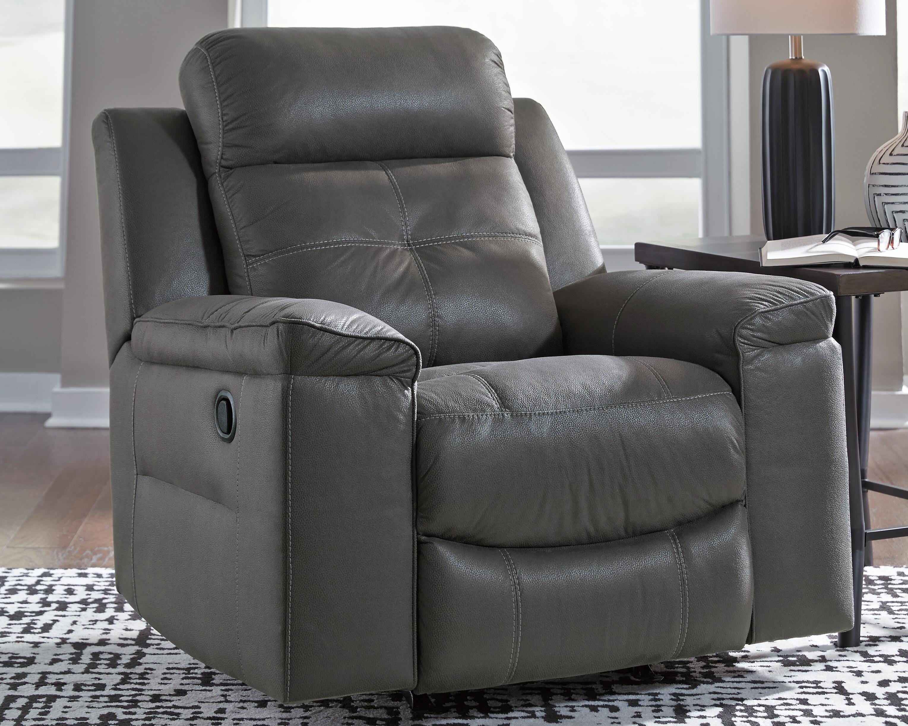 Jesolo Recliner, Dark Gray, large
