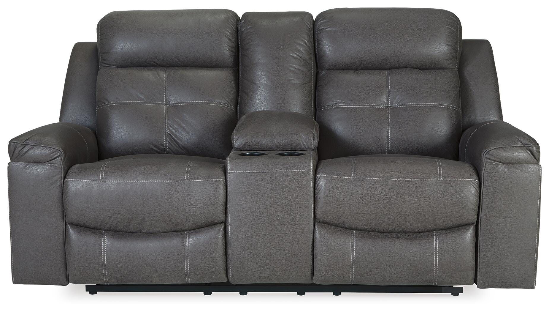 Jesolo Manual Reclining Loveseat with Console
