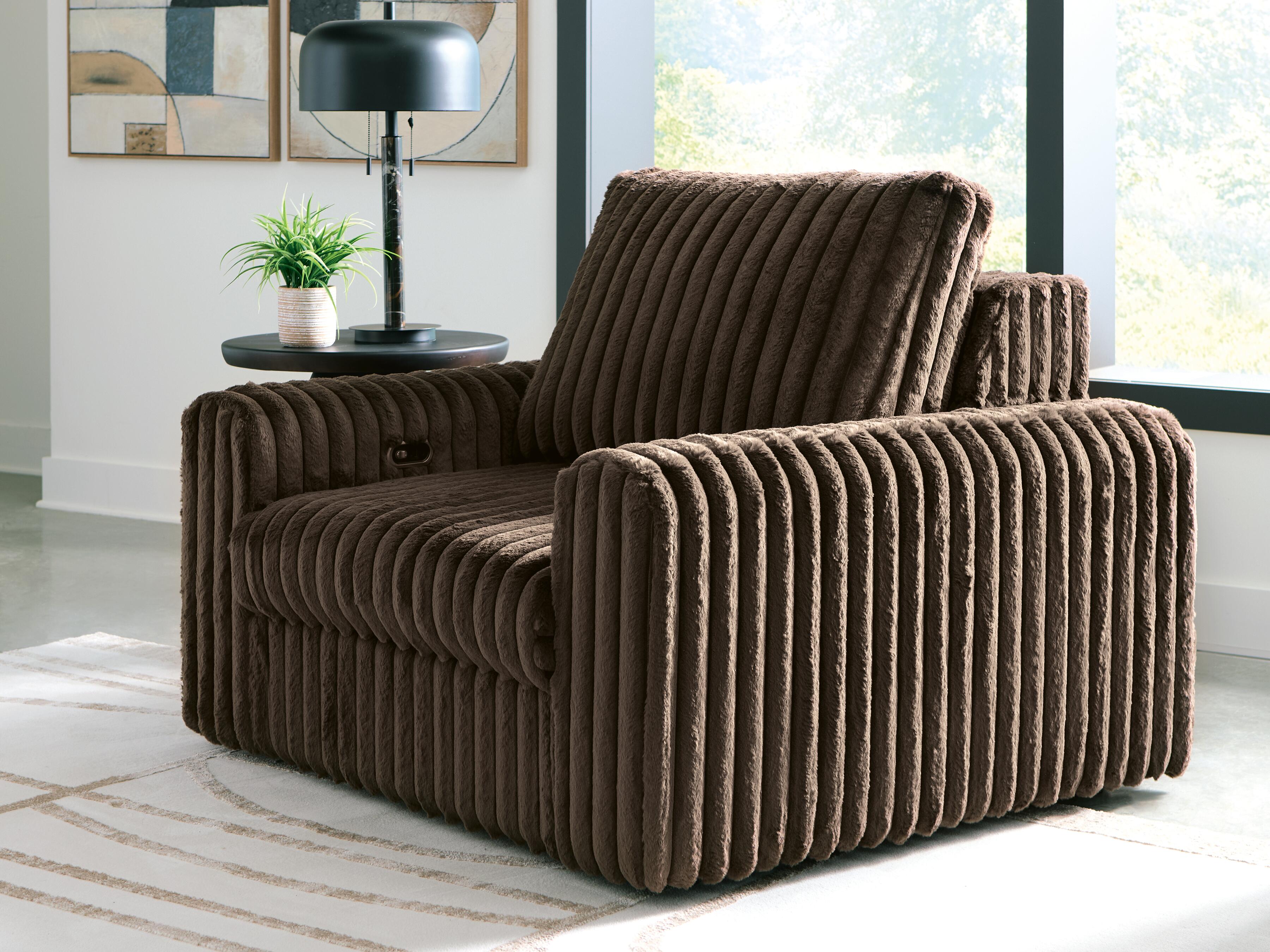 Chalmers Power Gliding Chaise, Chocolate, rollover