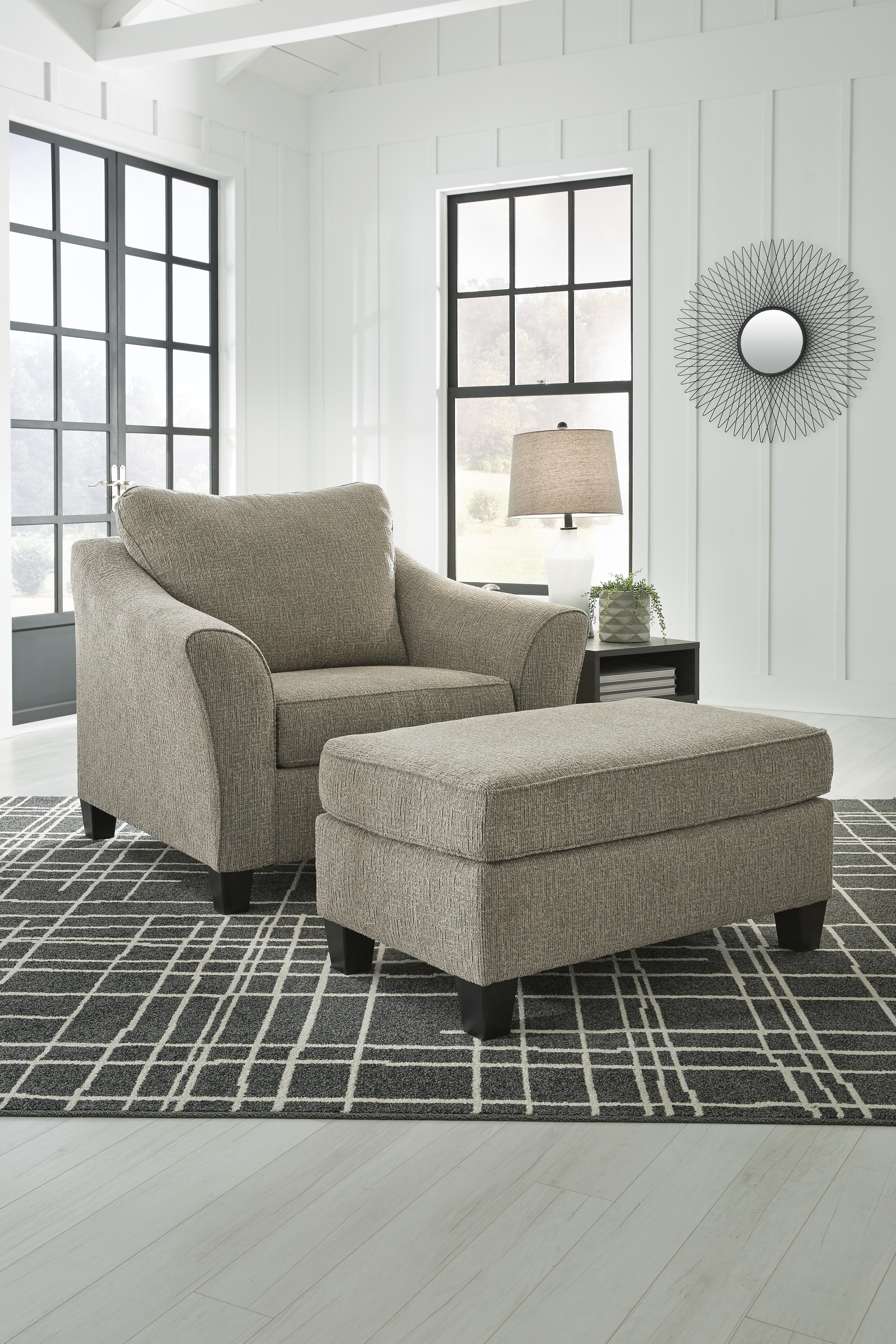 Barnesley Oversized Chair and Ottoman - image 1