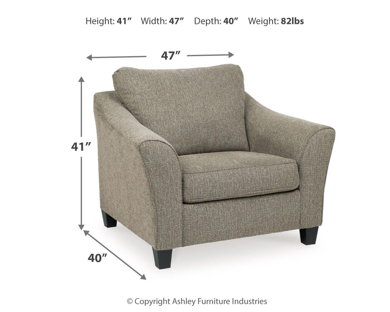 Barnesley Oversized Chair and Ottoman - image 12
