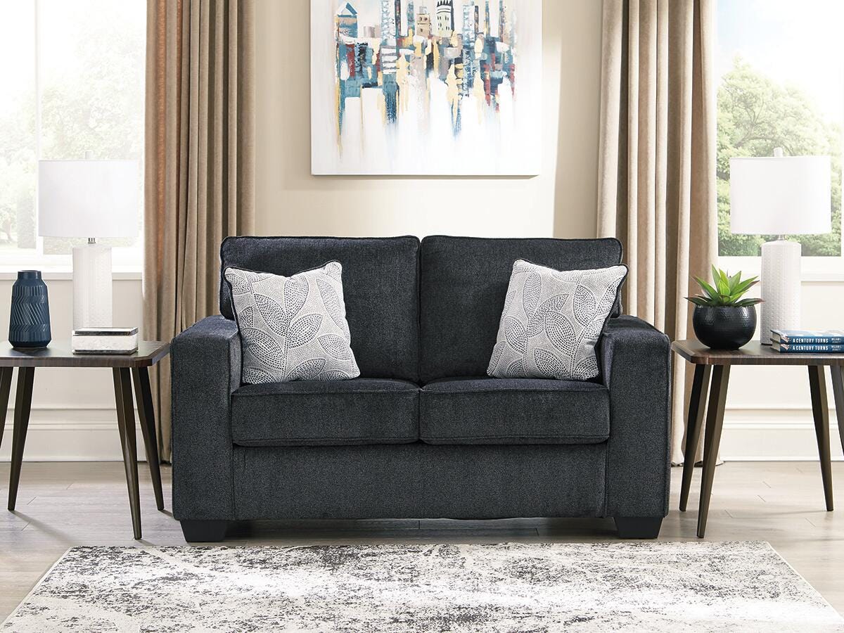 Altari Loveseat, Slate, rollover