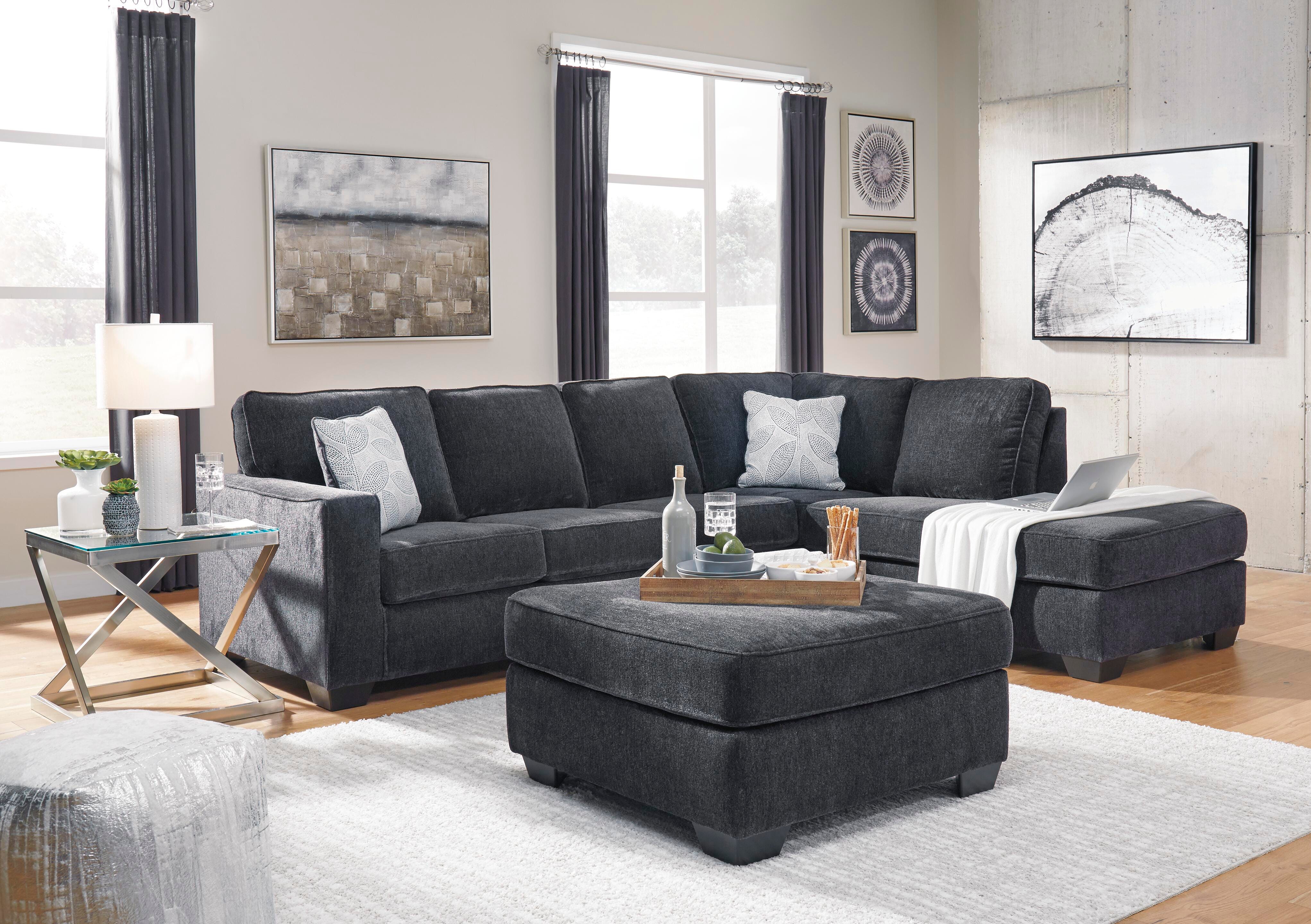 Altari 2-Piece Sectional with Ottoman | Ashley