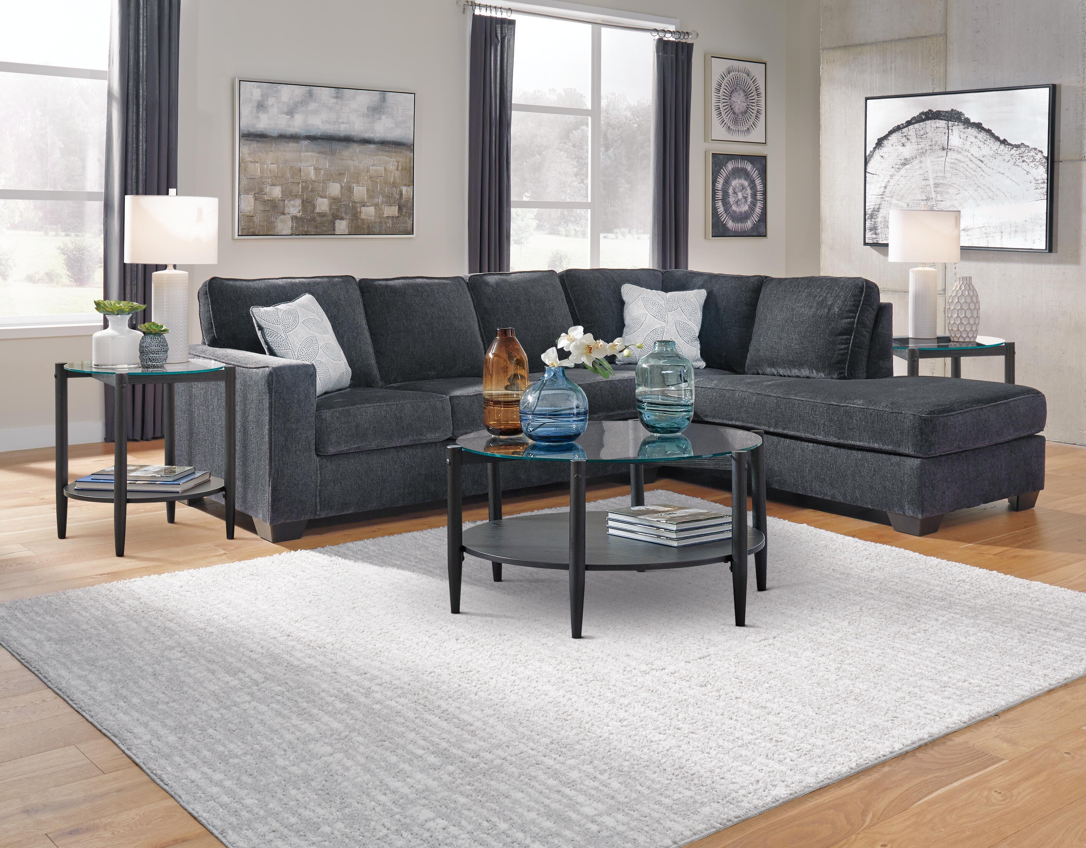 アメリカ家具Ashley バーチェア　グレー2 Casselbury 2-Piece Sectional with Chaise | Ashley