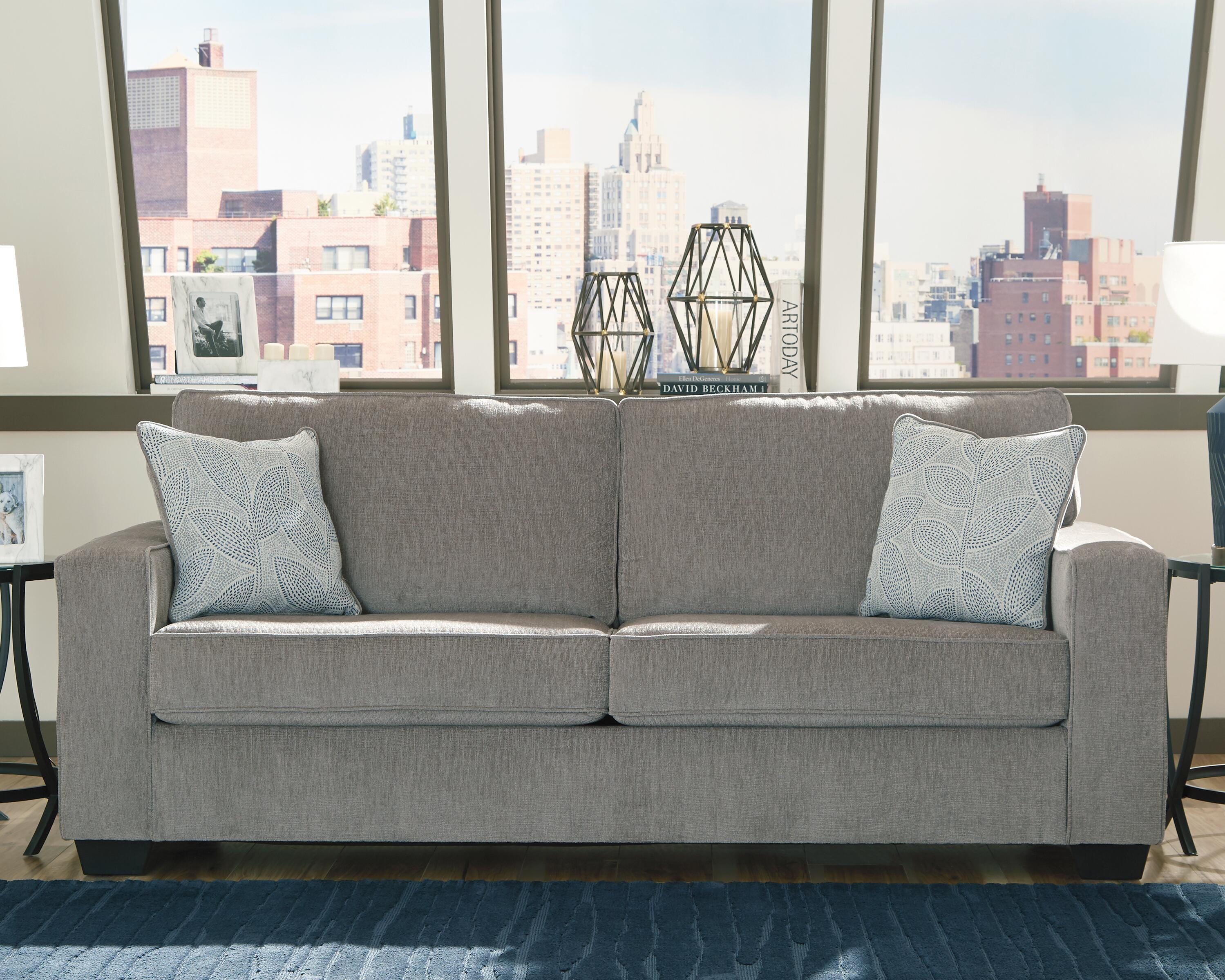 Altari Sofa and Loveseat, Alloy, large
