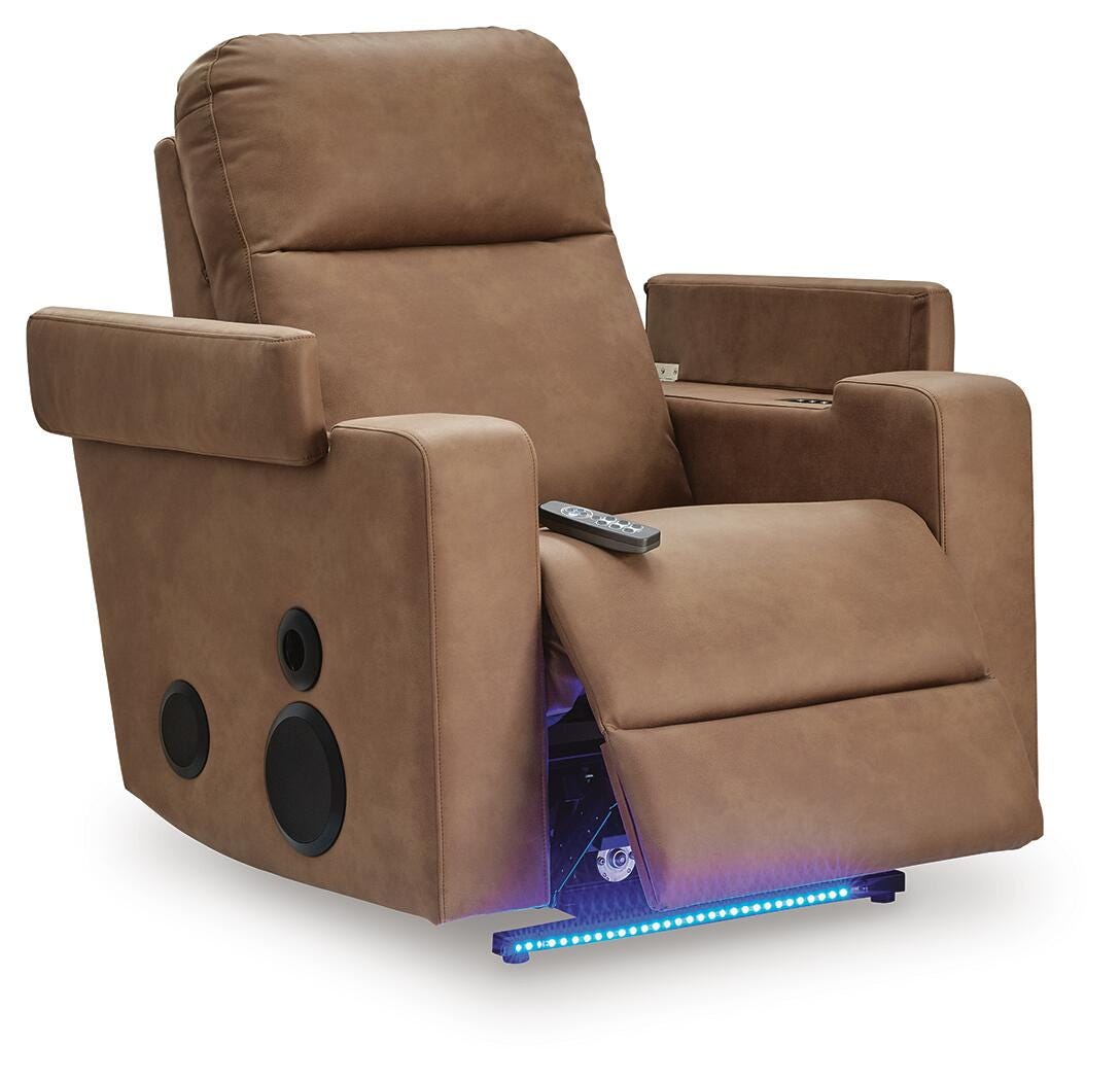 Flinlock Power Glider Recliner with Audio System - image 4