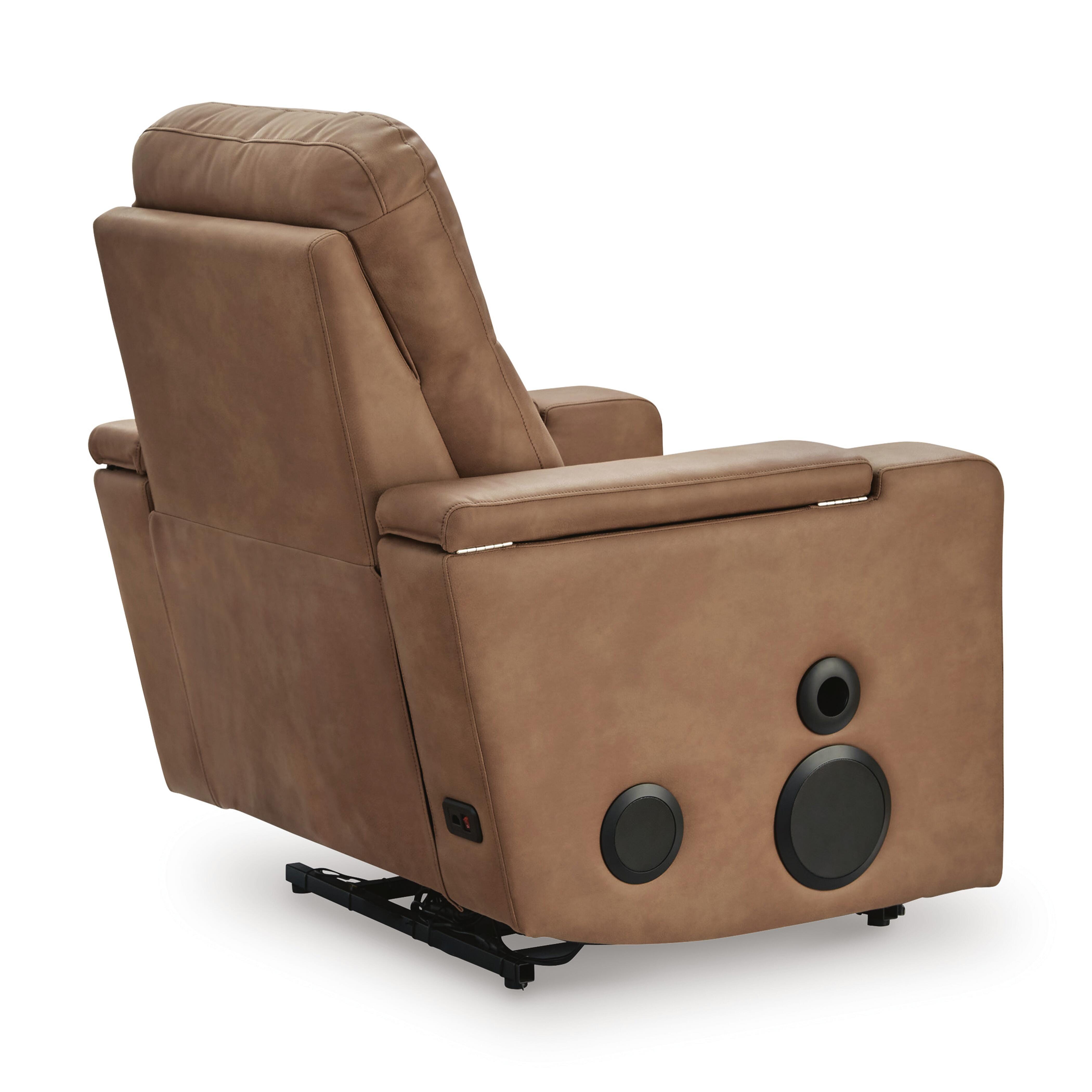 Flinlock Triple Power Glider Recliner with Audio System | Ashley