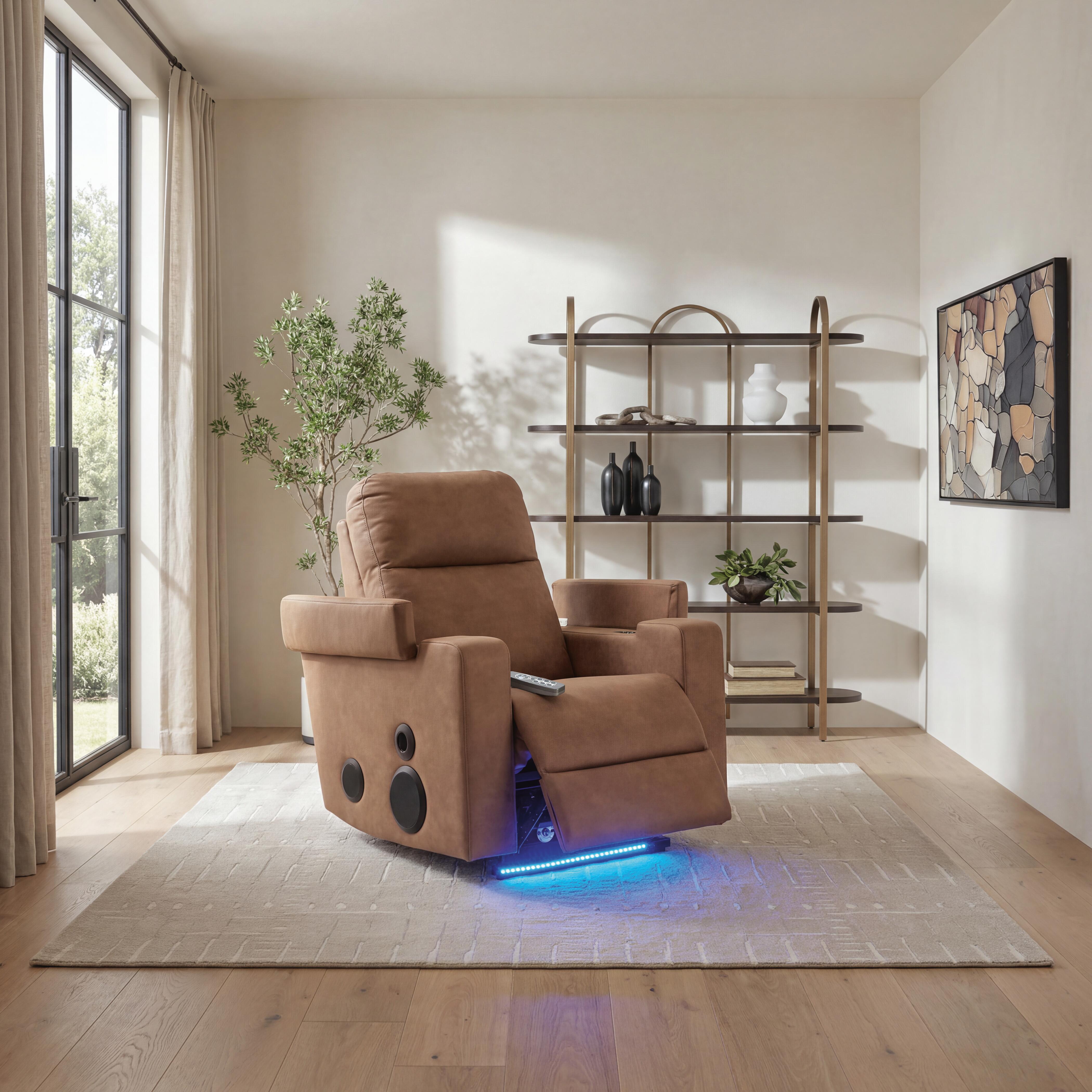 Flinlock Power Glider Recliner with Audio System - image 3