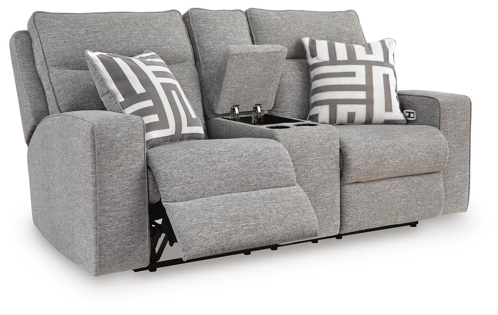 Sofá reclinable eléctrico, sofá de dos plazas y sillón reclinable Biscoe - image 4