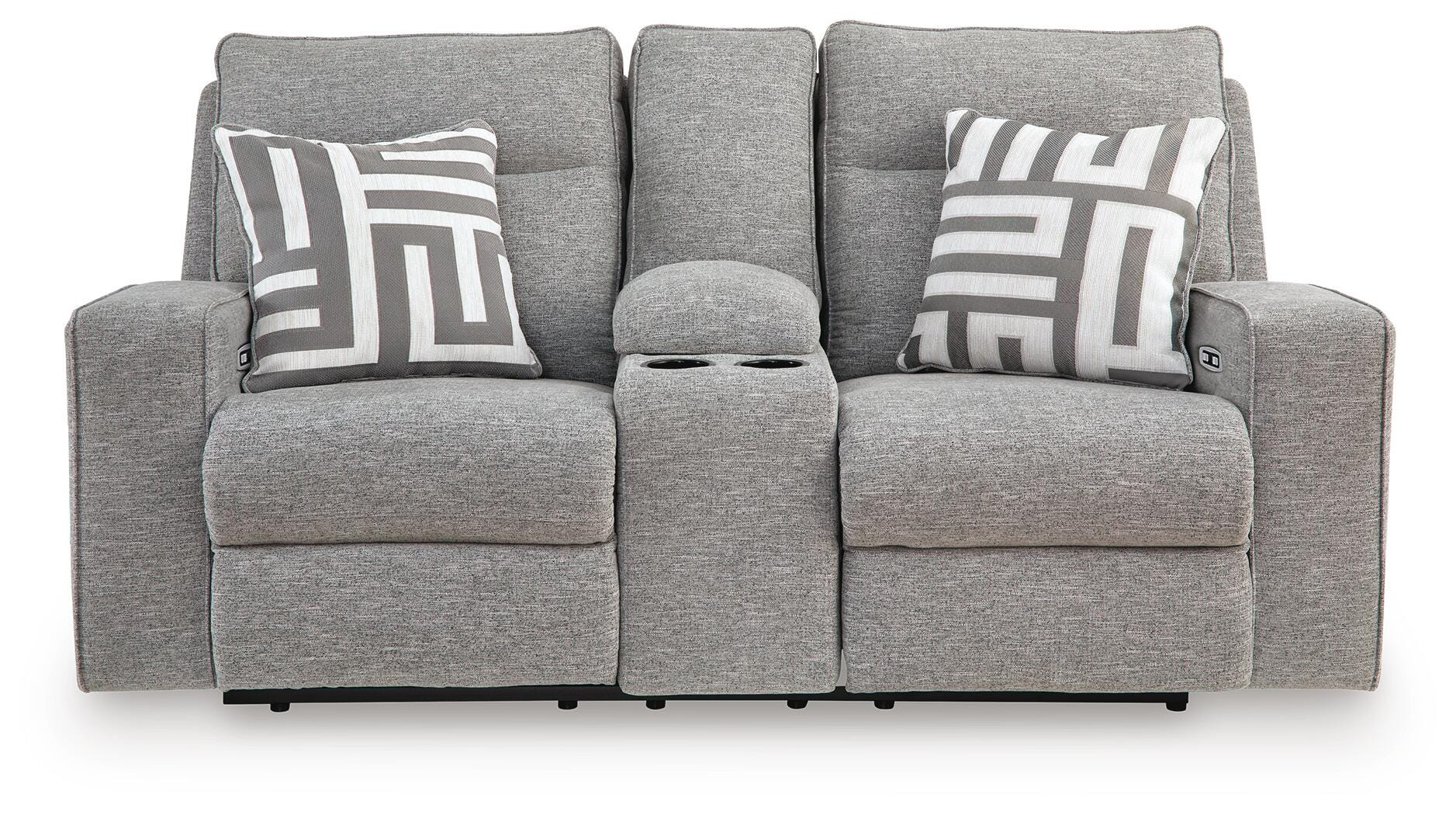 Biscoe Power Reclining Loveseat with Console - image 4