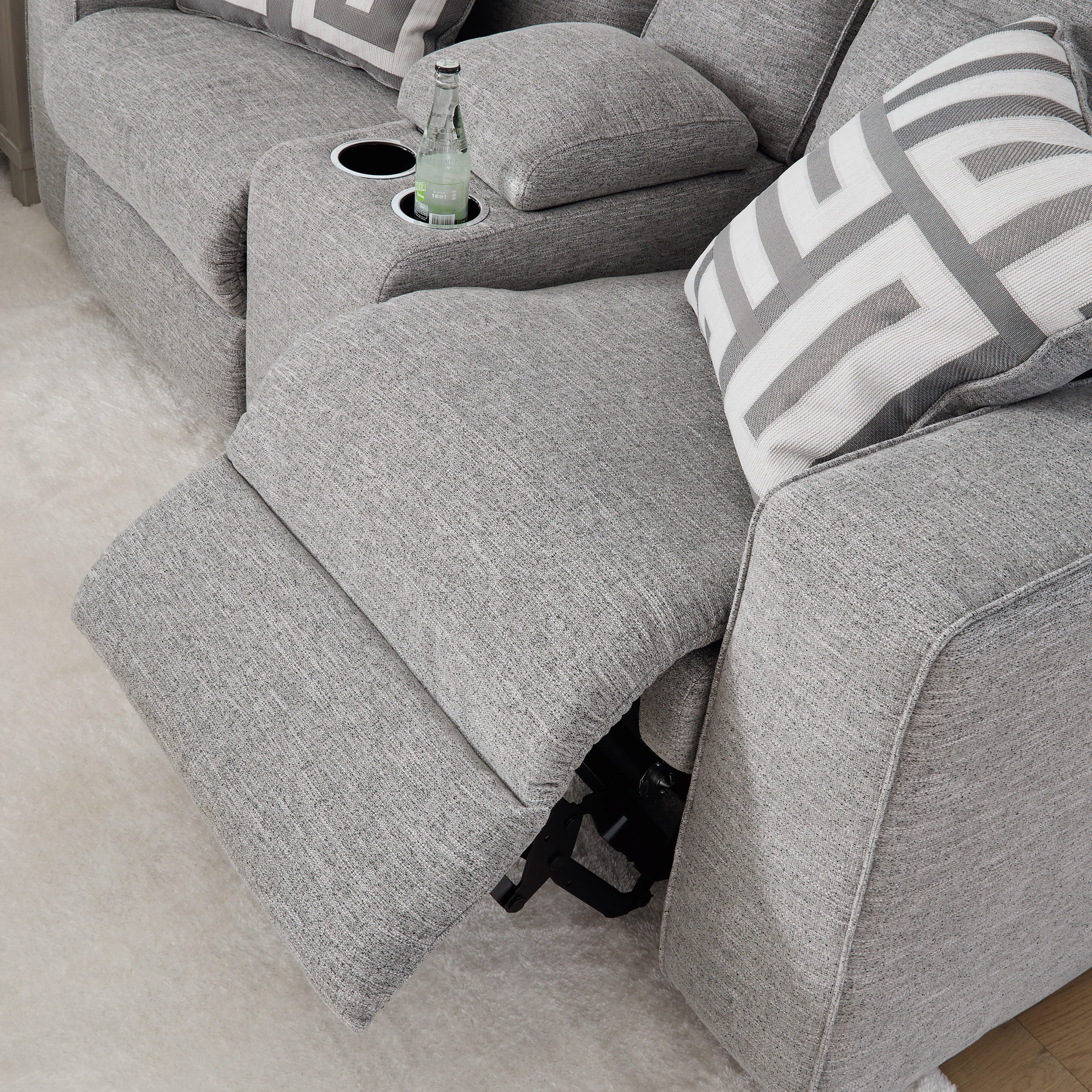 Biscoe Power Reclining Loveseat with Console, , large