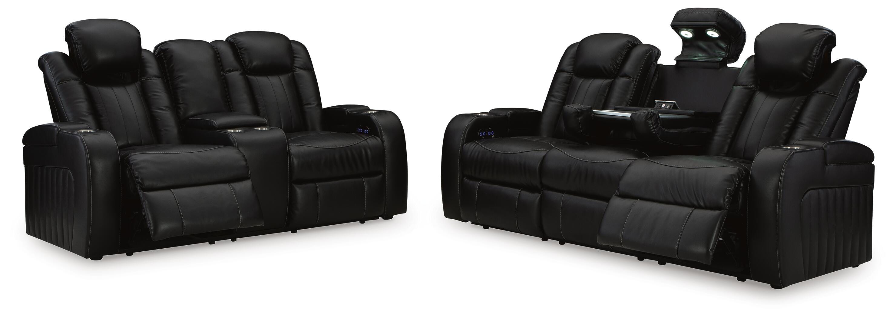 Sofá reclinable eléctrico y sofá de dos plazas Caveman Den - image 3