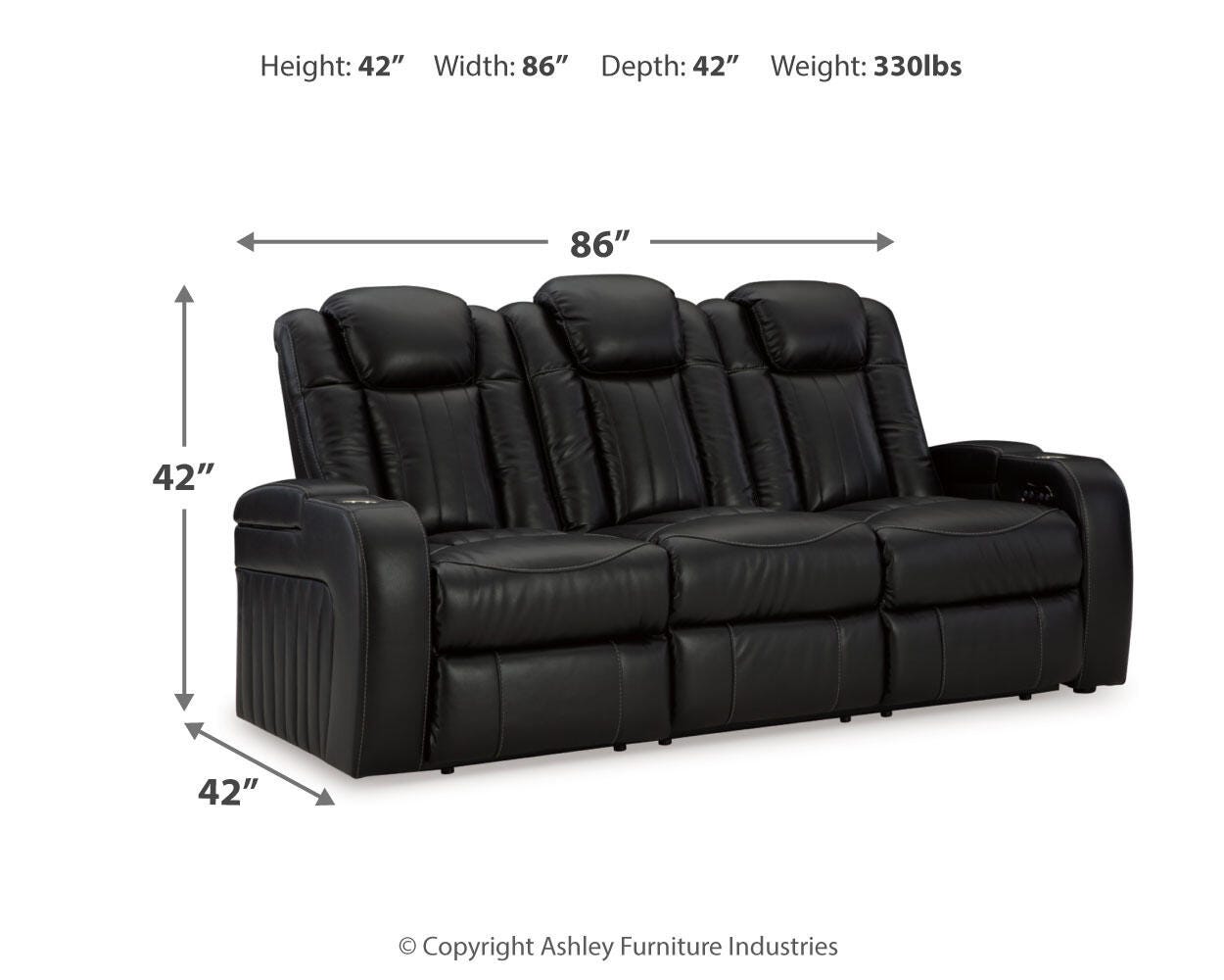 Sofá, diván y sillón reclinables Caveman Den - image 19
