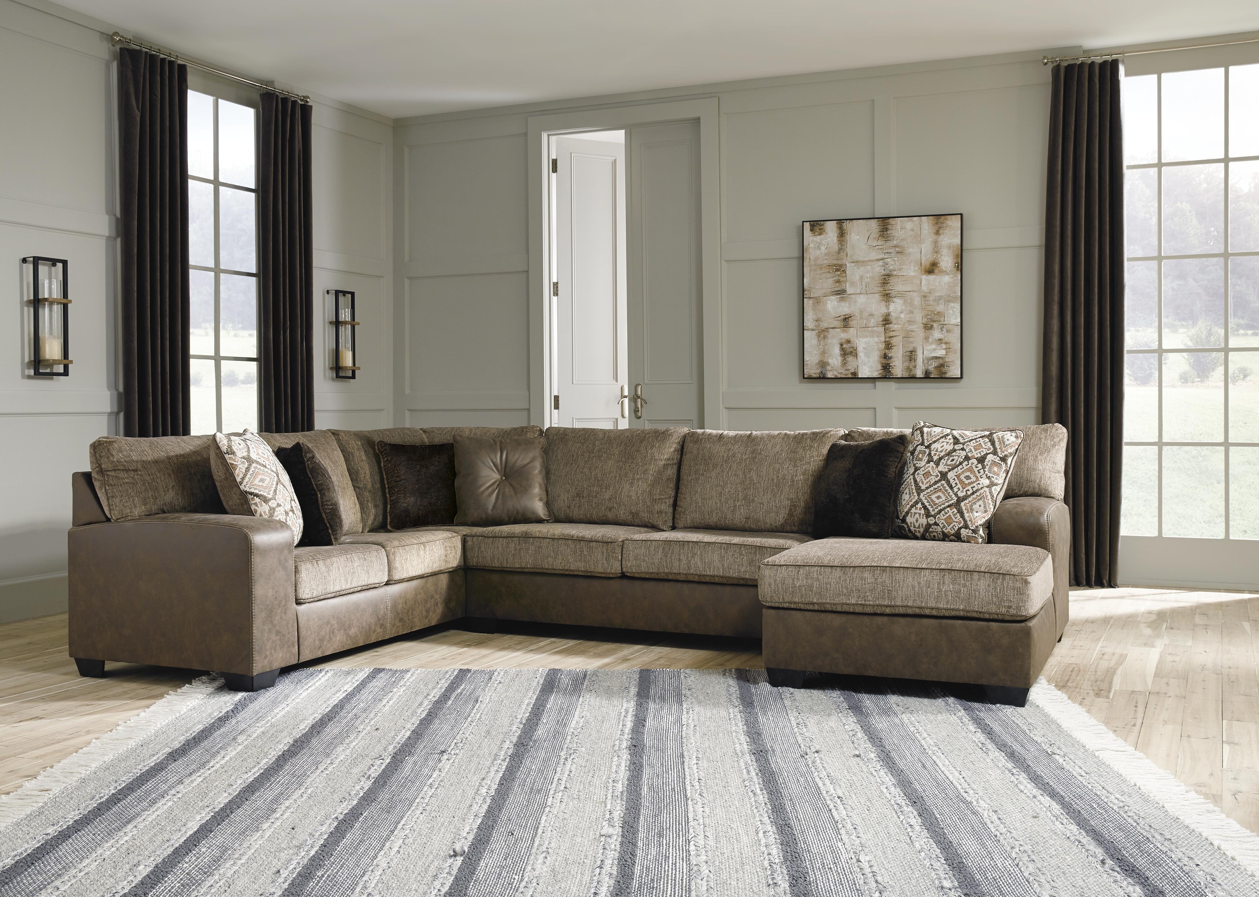 Abalone 3-Piece Sectional with Chaise - image 1