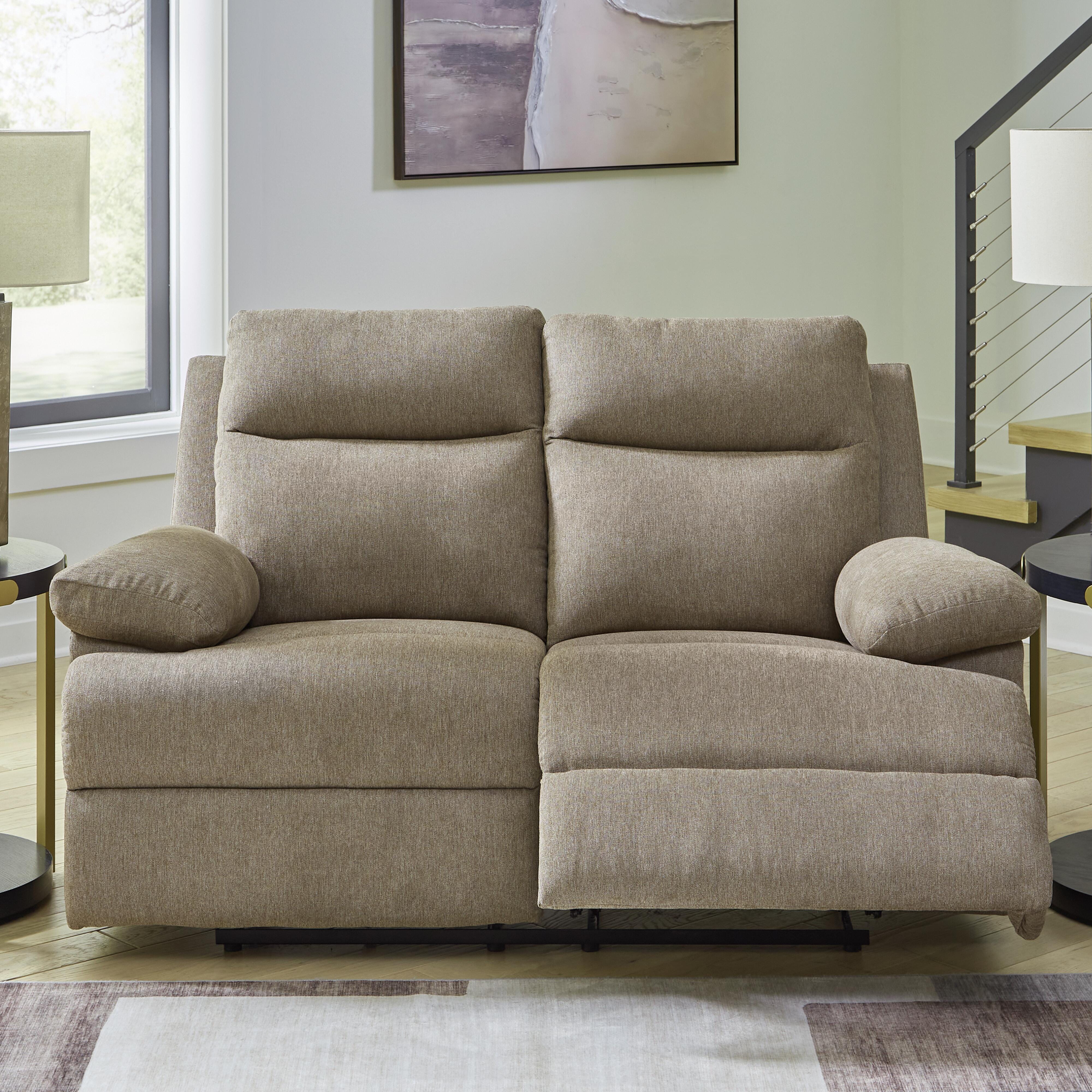 Tarrant Reclining Loveseat, Mocha, large